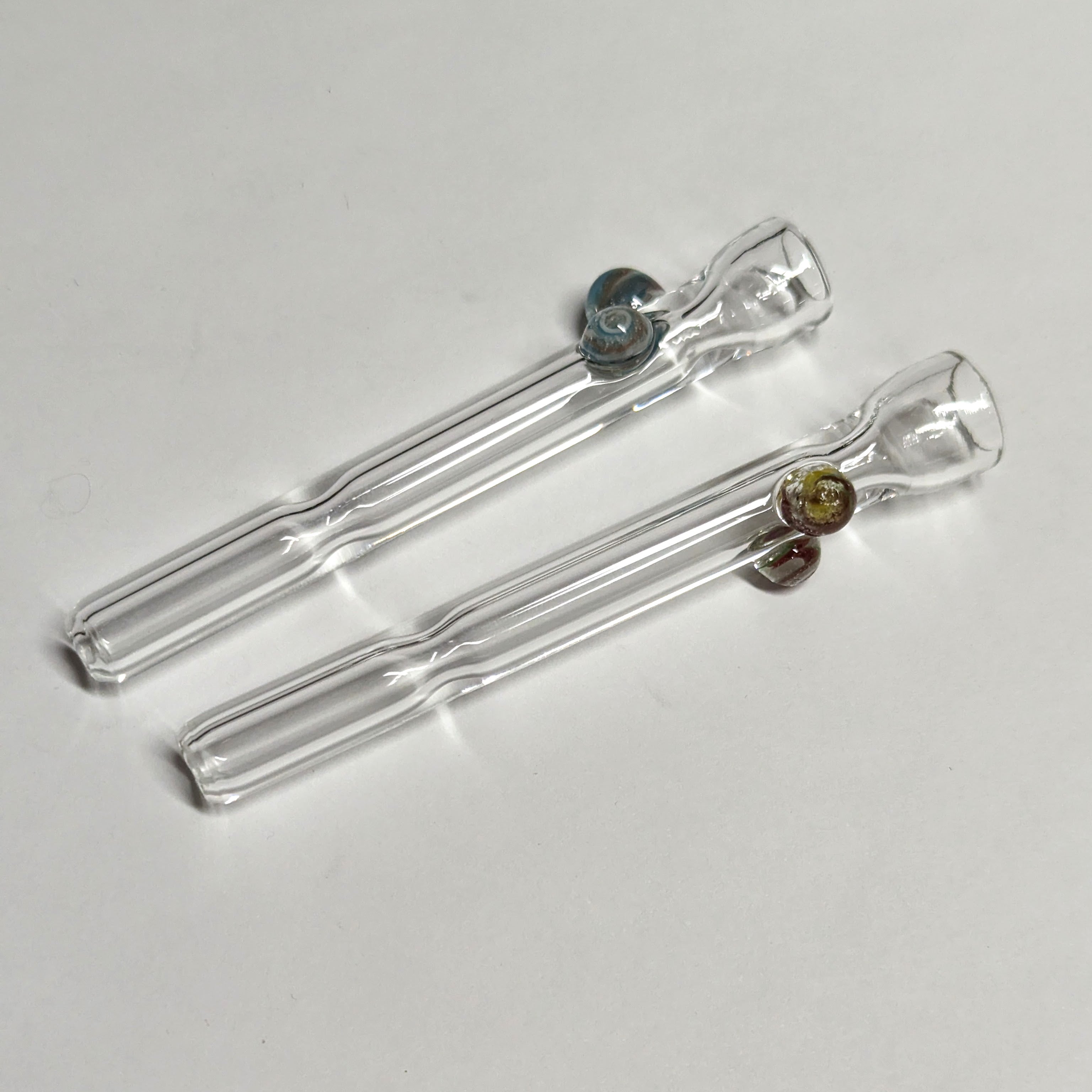 Homeblown Glass Clear Pinch Hitter