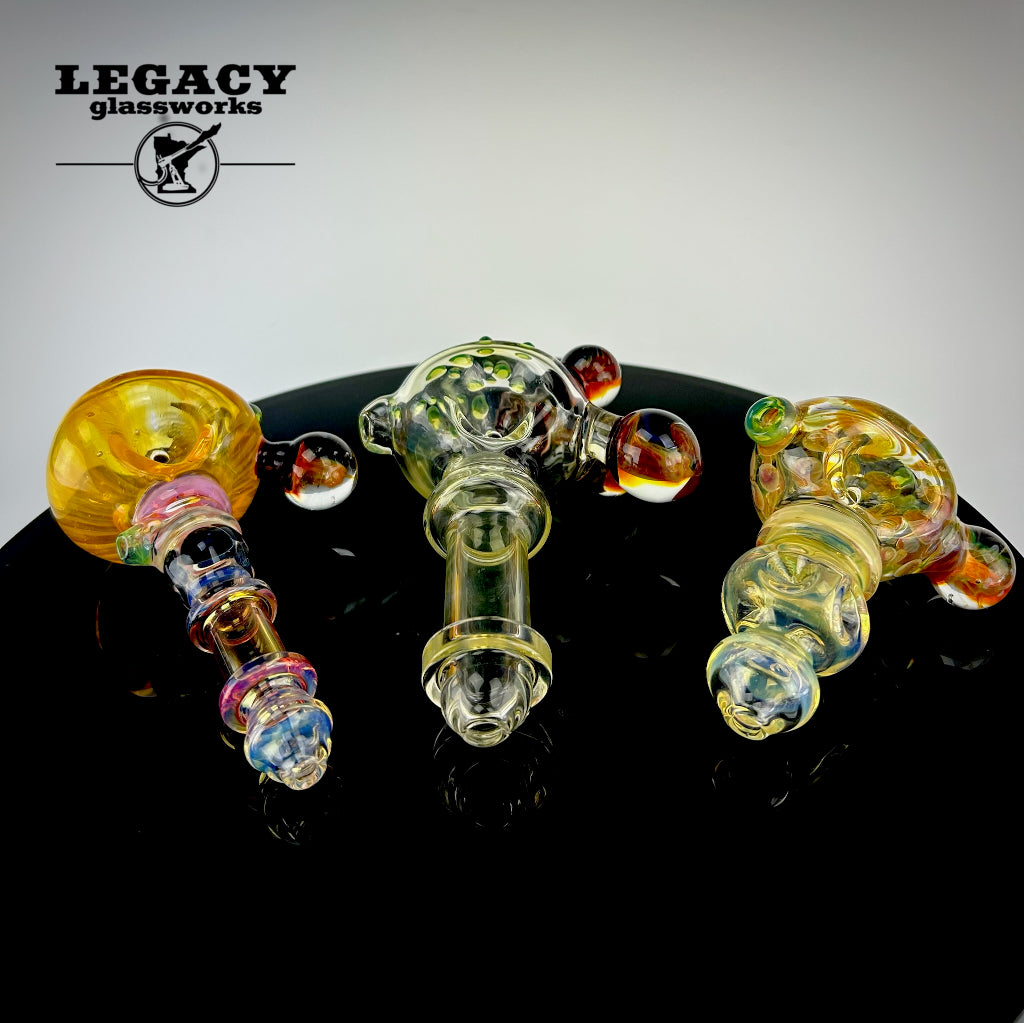 Alternative Glass Worked Spoons