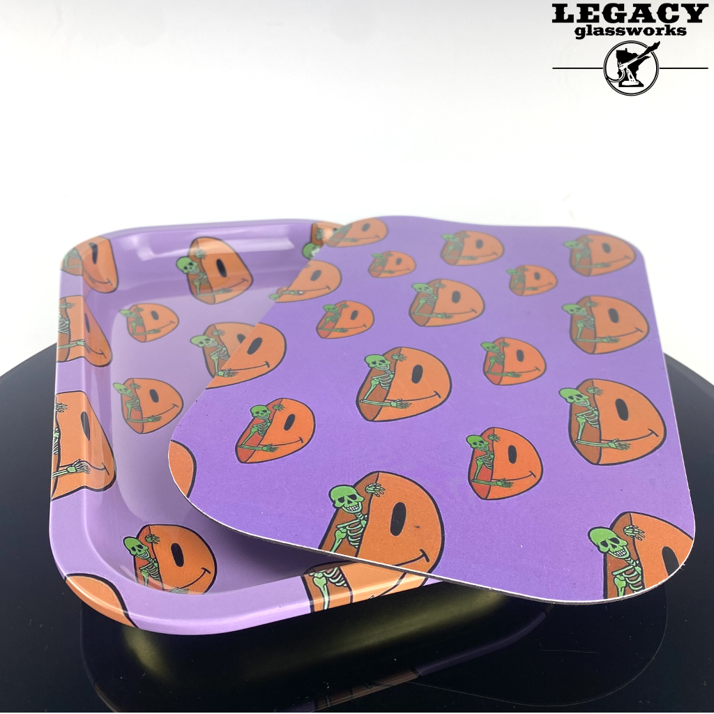 Trevy Metal Skeleton Face Tray