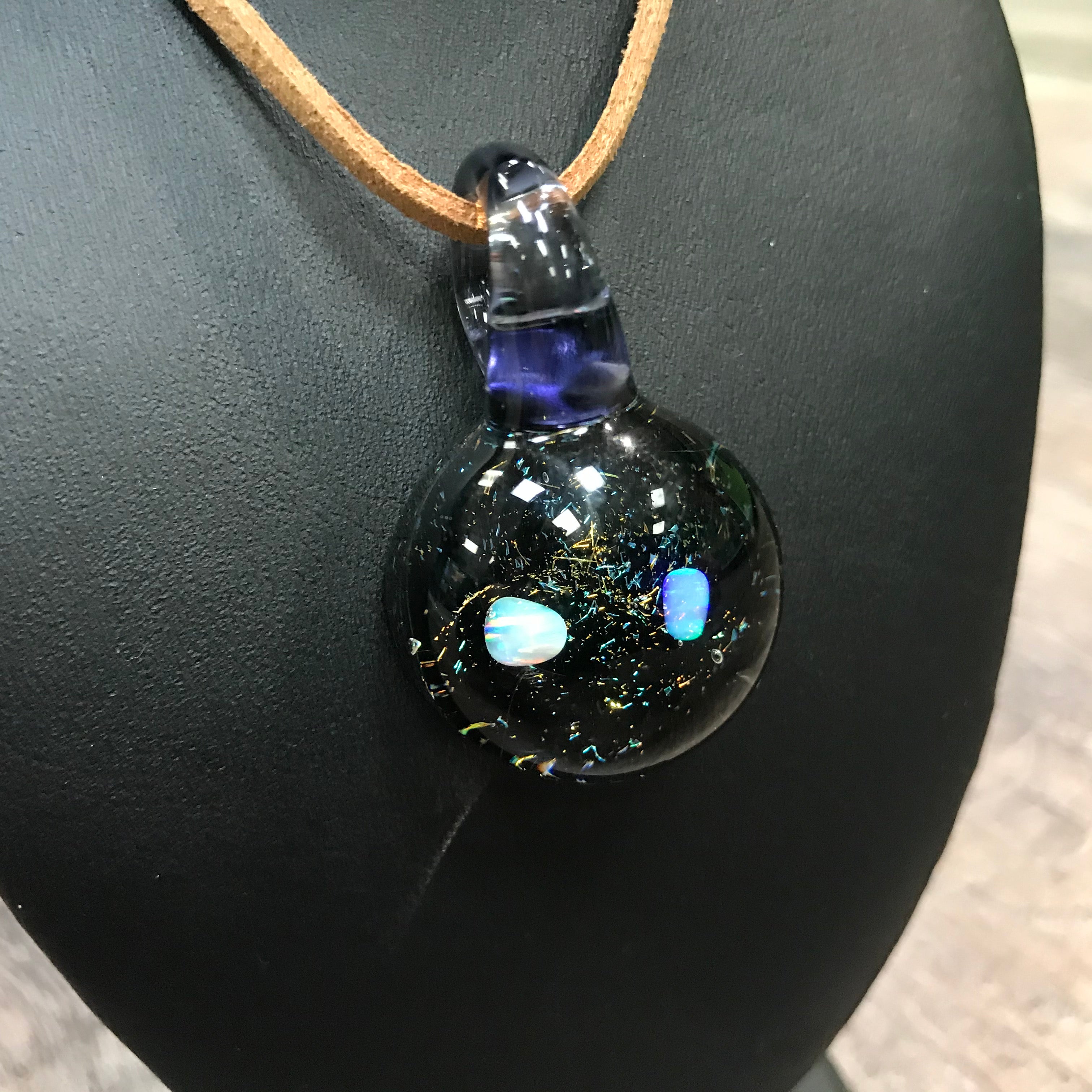 Fozz Glass Opal Dichro Pendant