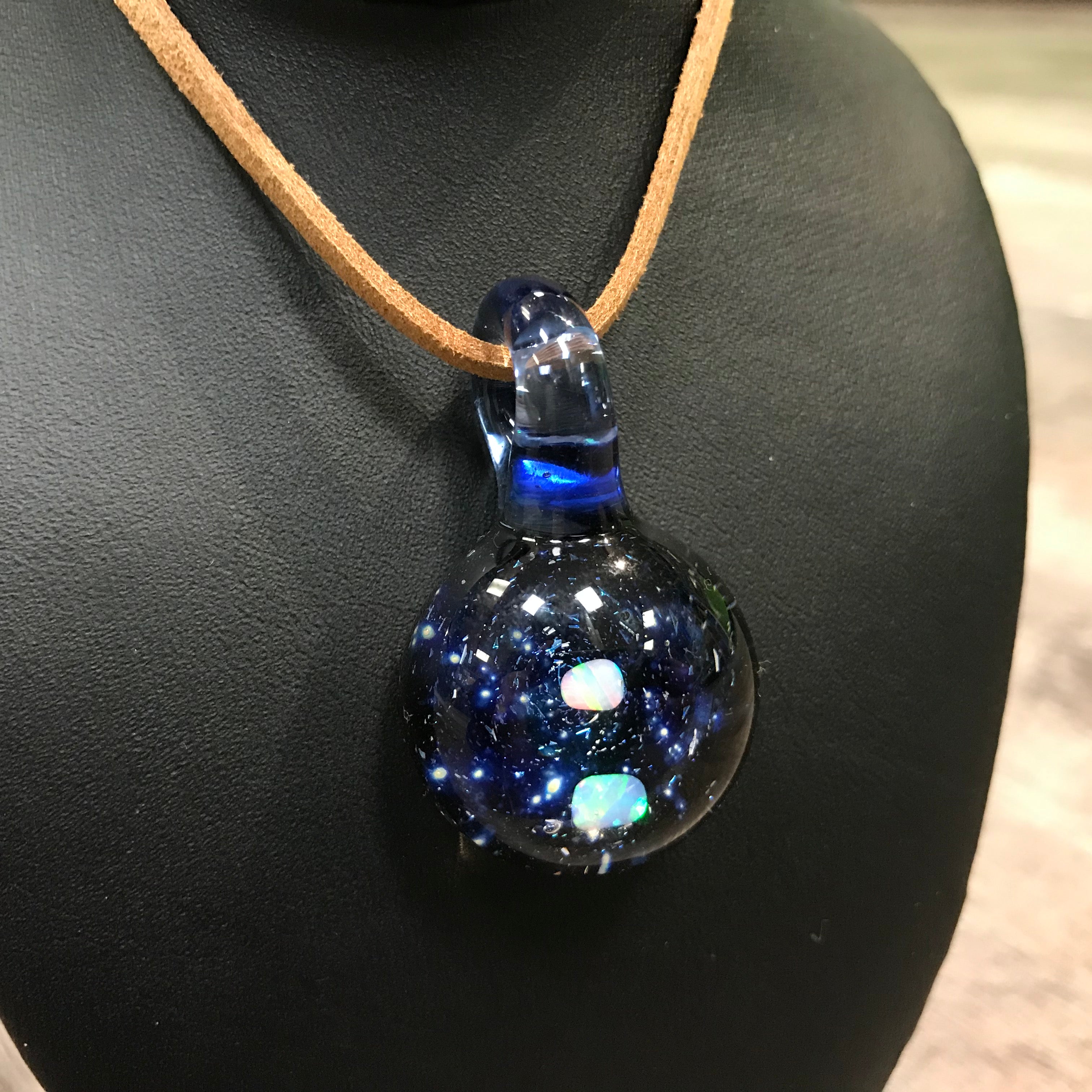 Fozz Glass Opal Dichro Pendant