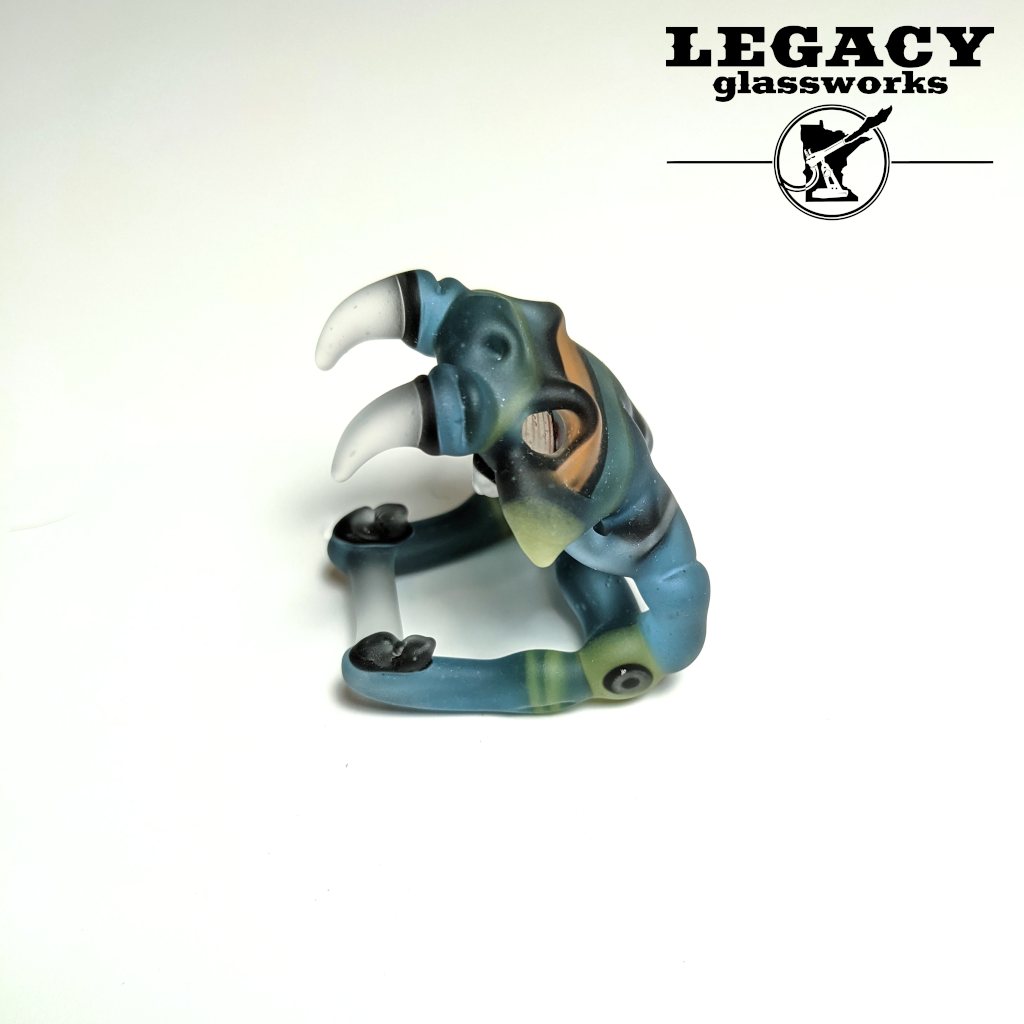 Appalachian Glass Expression (A.G.E.) Tribal Viper Pendant