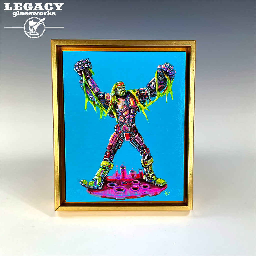 Eli Libson Painting “Mecha Hogan”