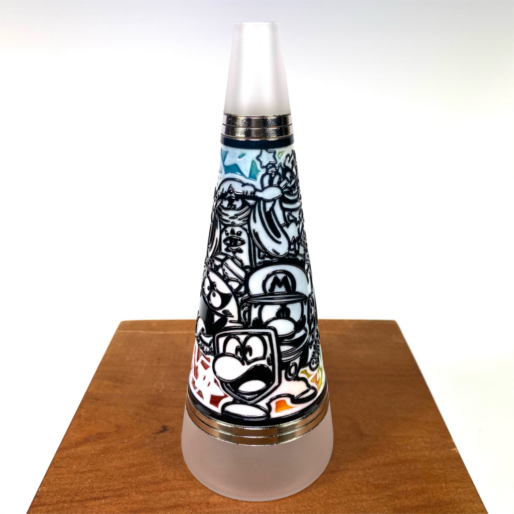 Ryan Fitt x Jared Cortland Mushroom Kingdom Kuzel Legacy Glassworks