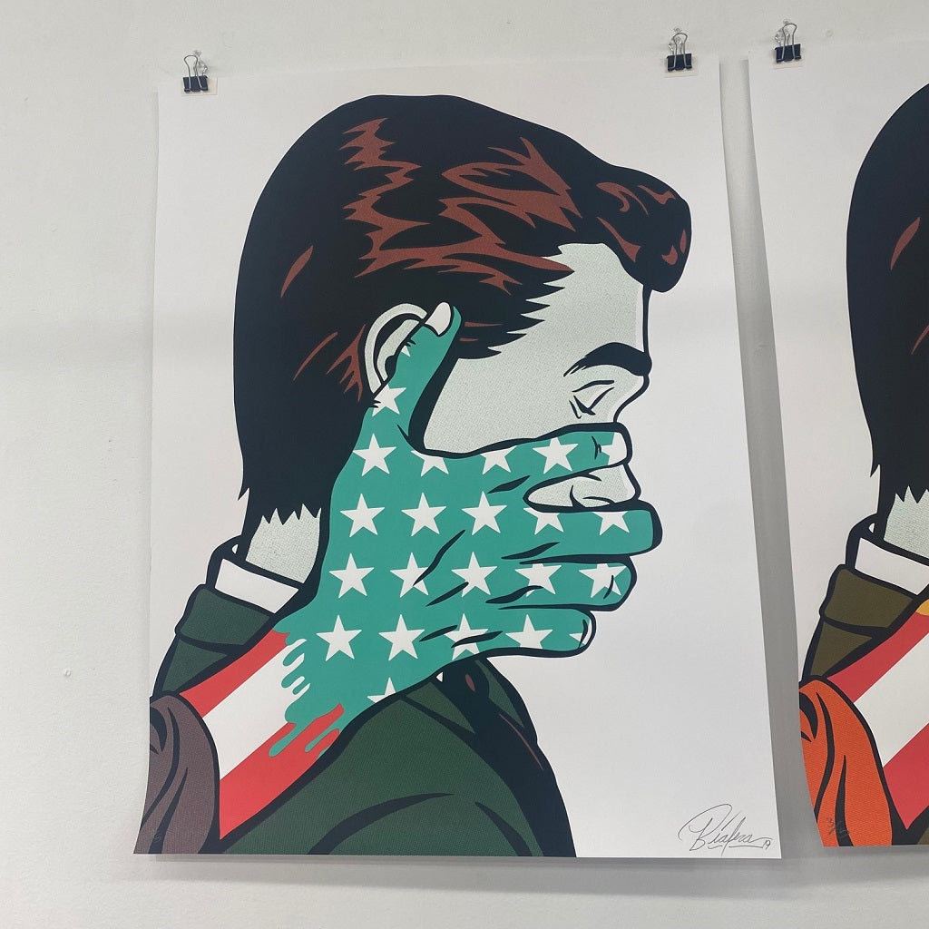 Biafra "Whistle Blower" Framed Print