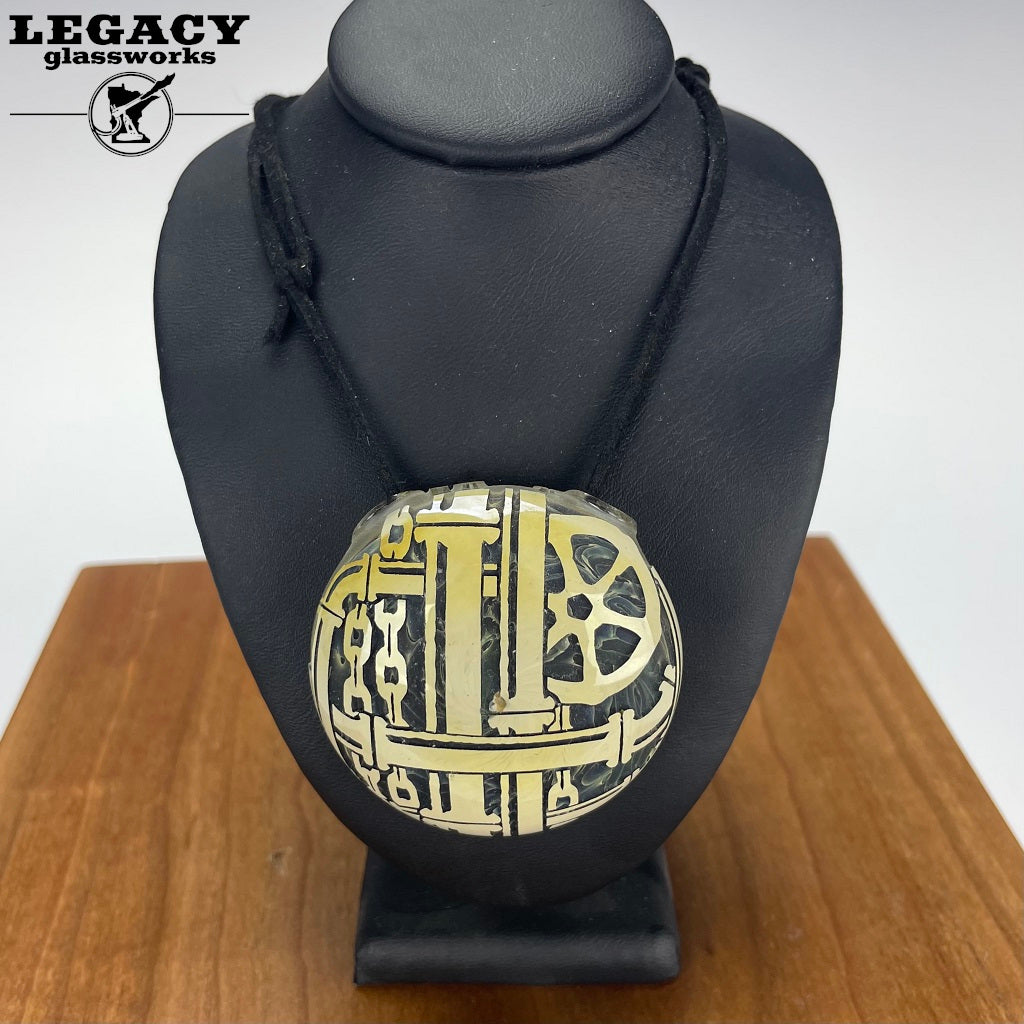 Liberty Blasted Steampunk Pendant