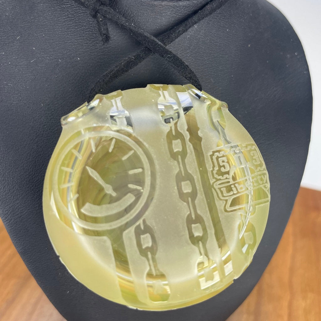 Liberty Blasted Steampunk Pendant