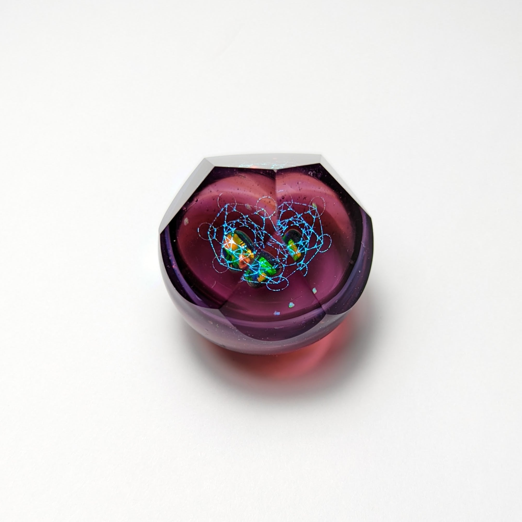 Jes Durfee x Josh Arleth Metatron's Cube Faceted Marble