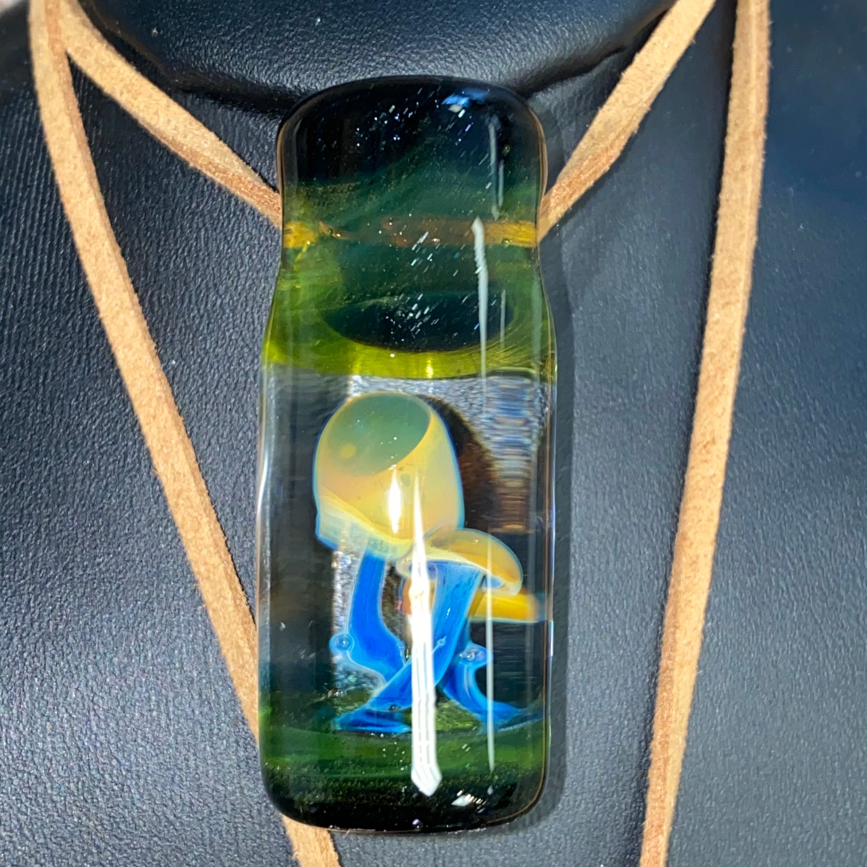 Jes Durfee Double Mushroom Pendant