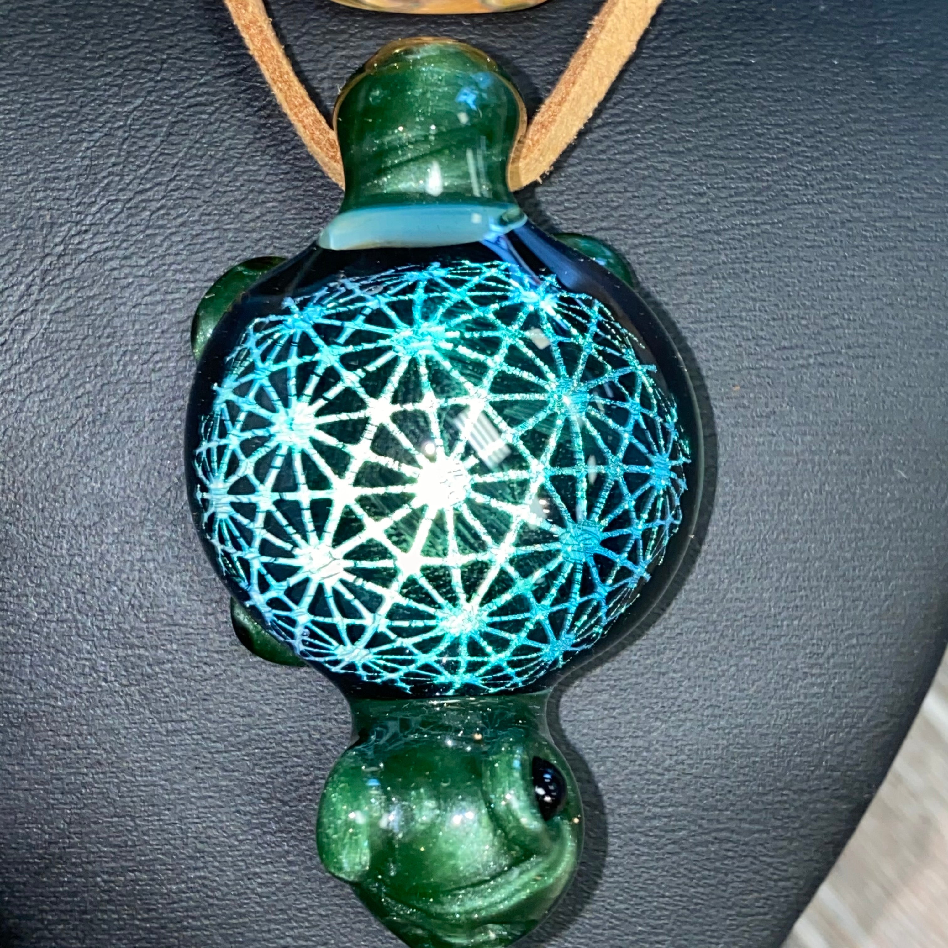 Jes Durfee Sacred Geometry Turtle Pendant