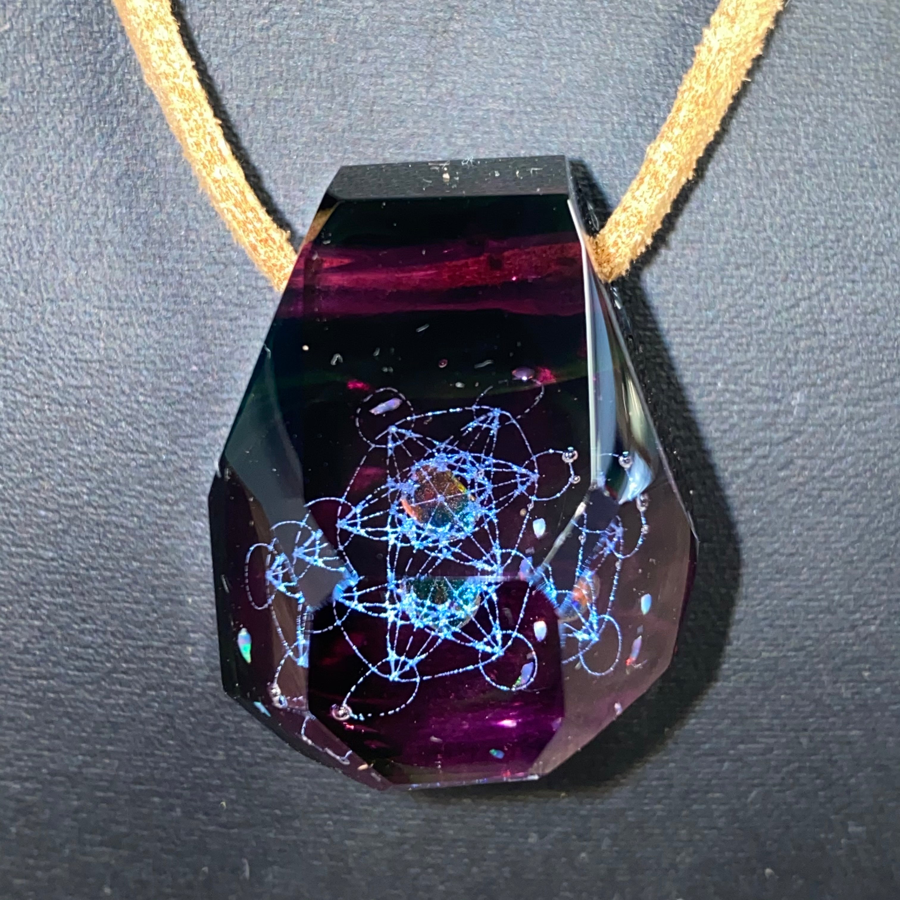 Jes Durfee x Sergio Vettori Faceted Pendant