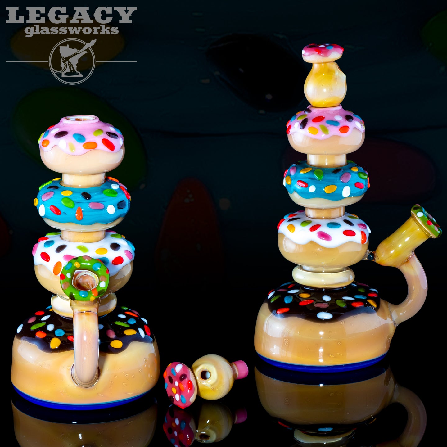 KGB Donut Stack Showpiece
