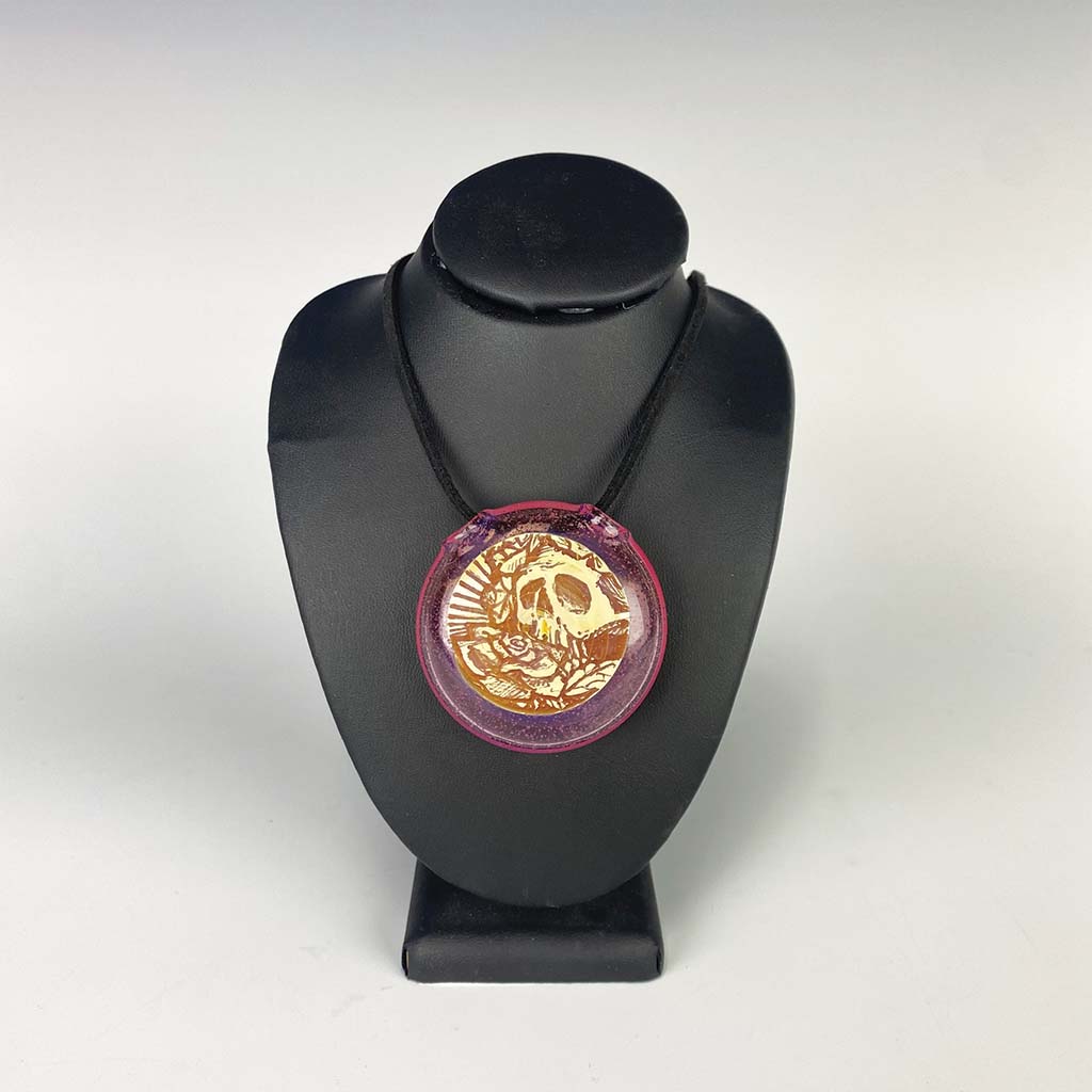 T. Larson Engraved Disc Pendant