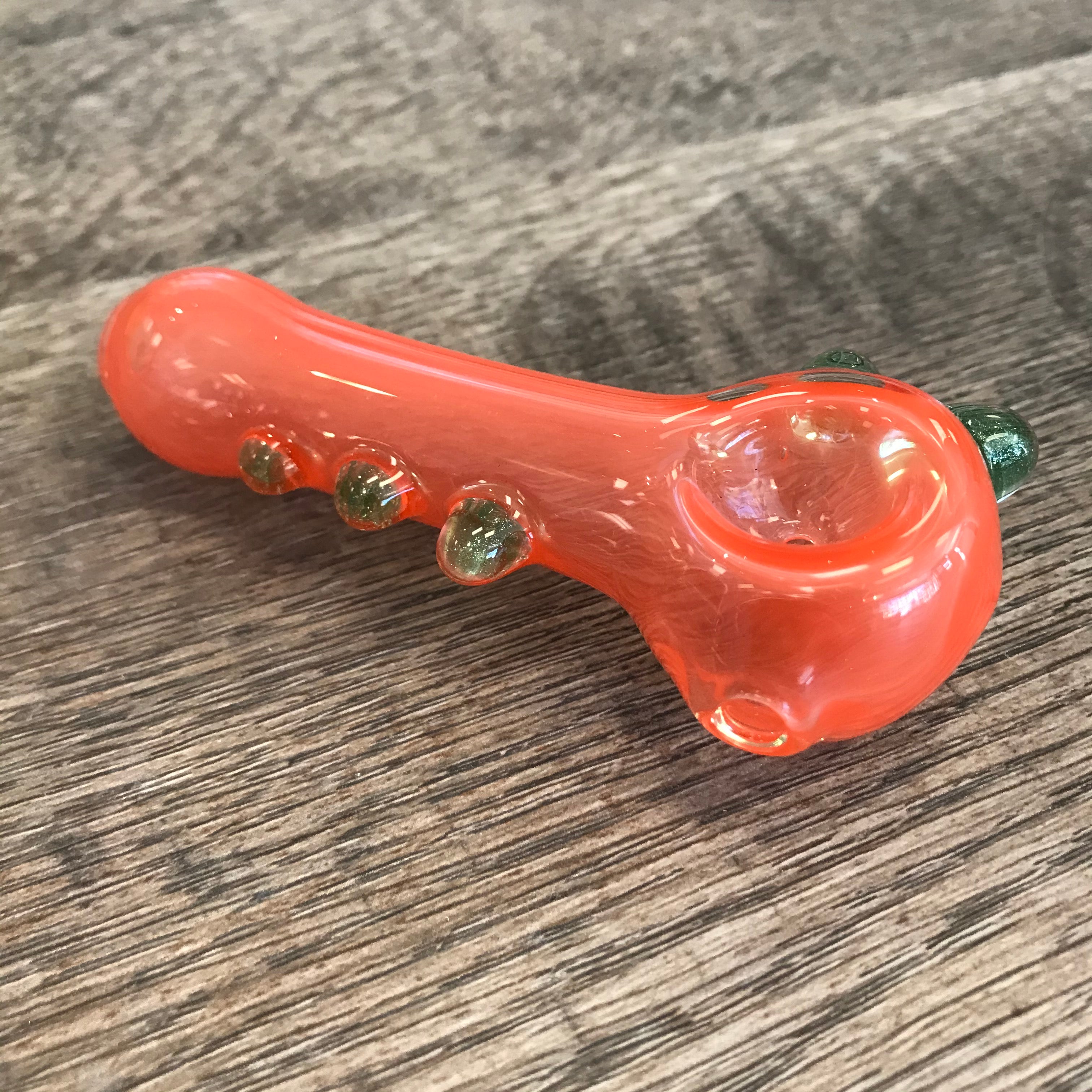 Sloth Green Stardust Dotted Orange Spoon