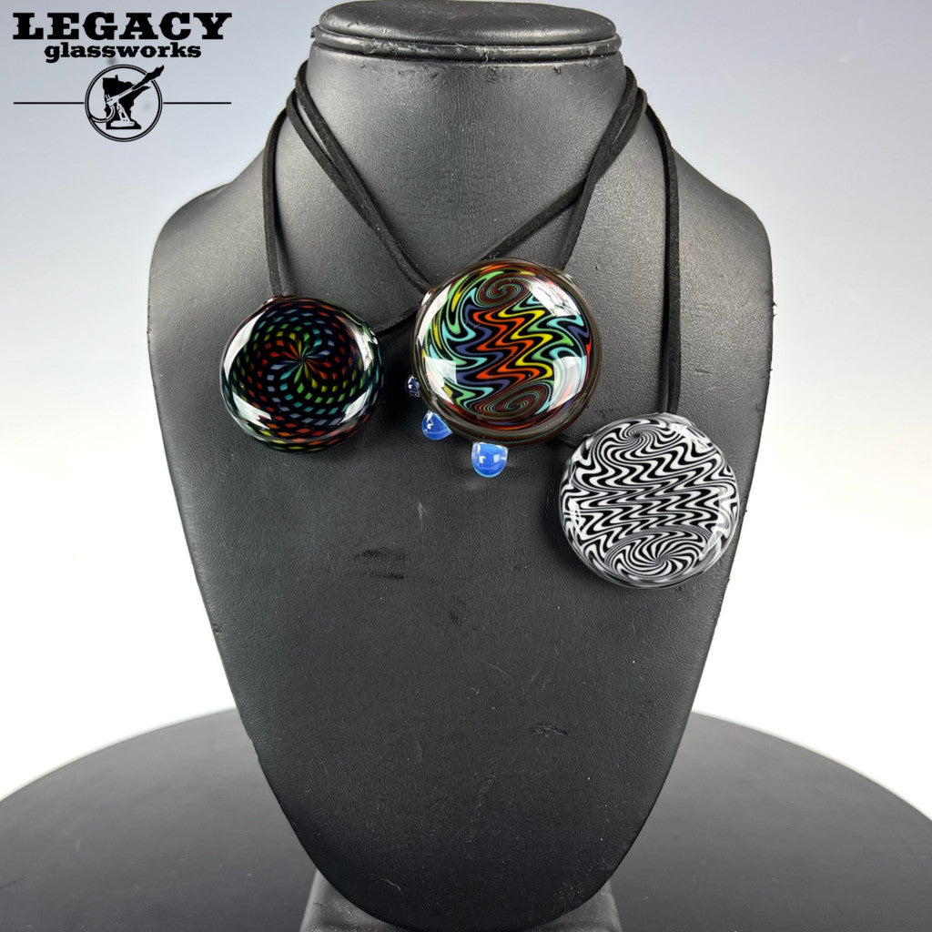 Zek Glass Linework Pendant