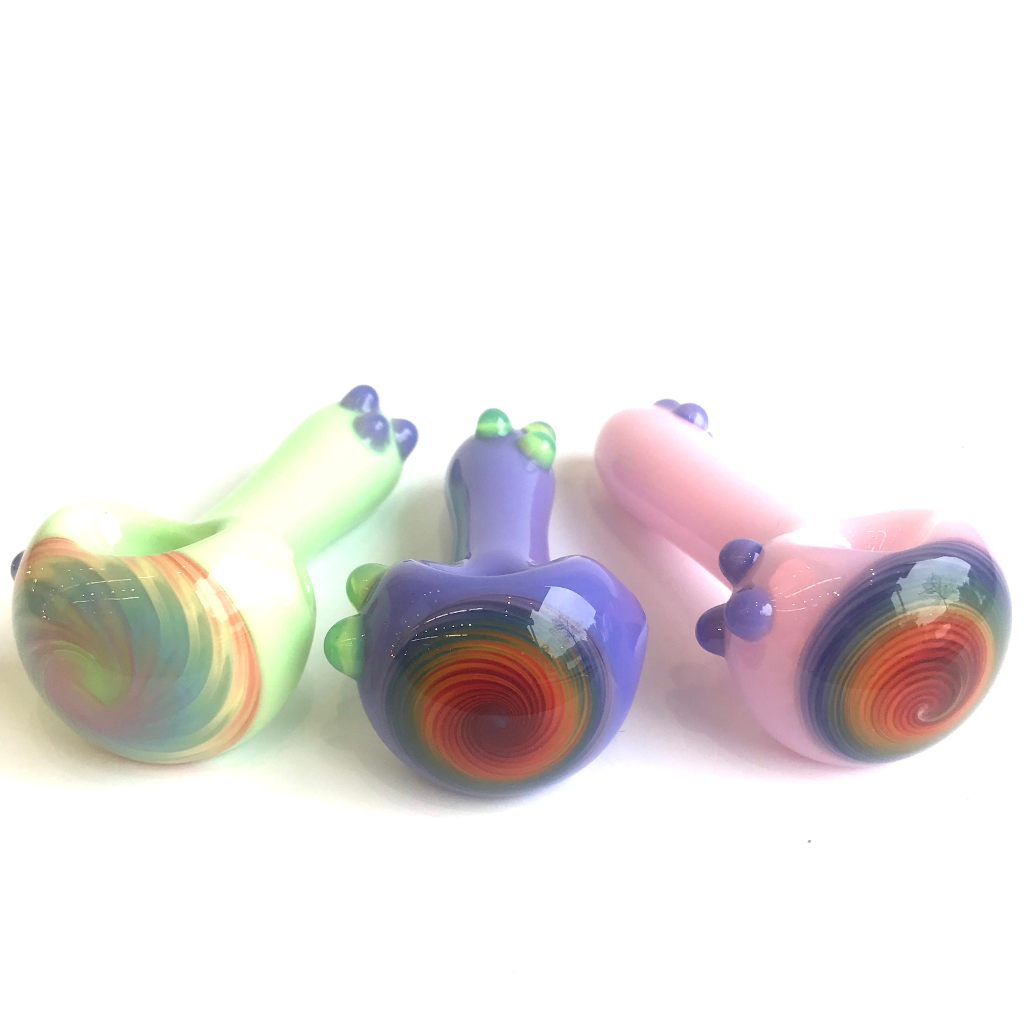 White Chocolate Tie Dye Cap Spoon