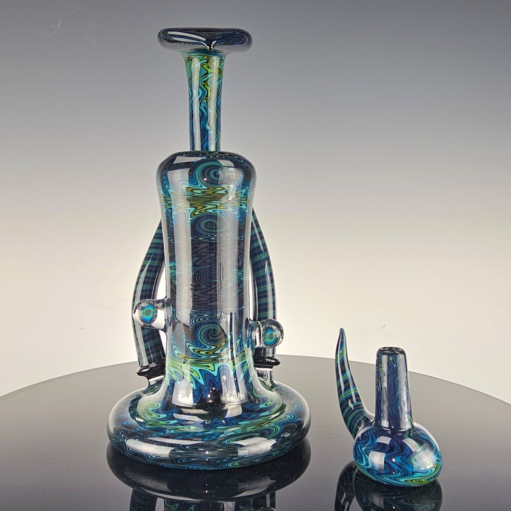 Andy G Wigwag Layered Bubbler *ON DISPLAY AT LEGACY WOODBURY*