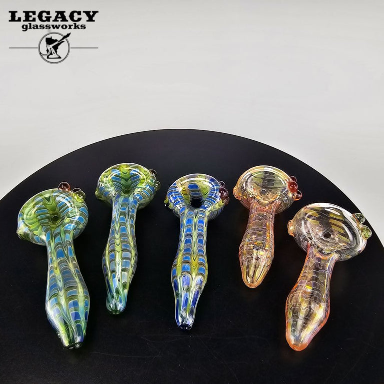 Chubbs Wrap n Wrake Spoon | Legacy Glassworks