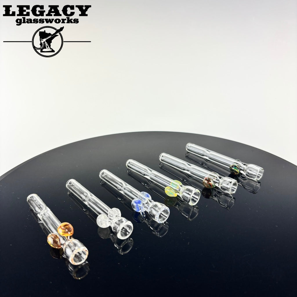 Homeblown Glass Clear Pinch Hitter