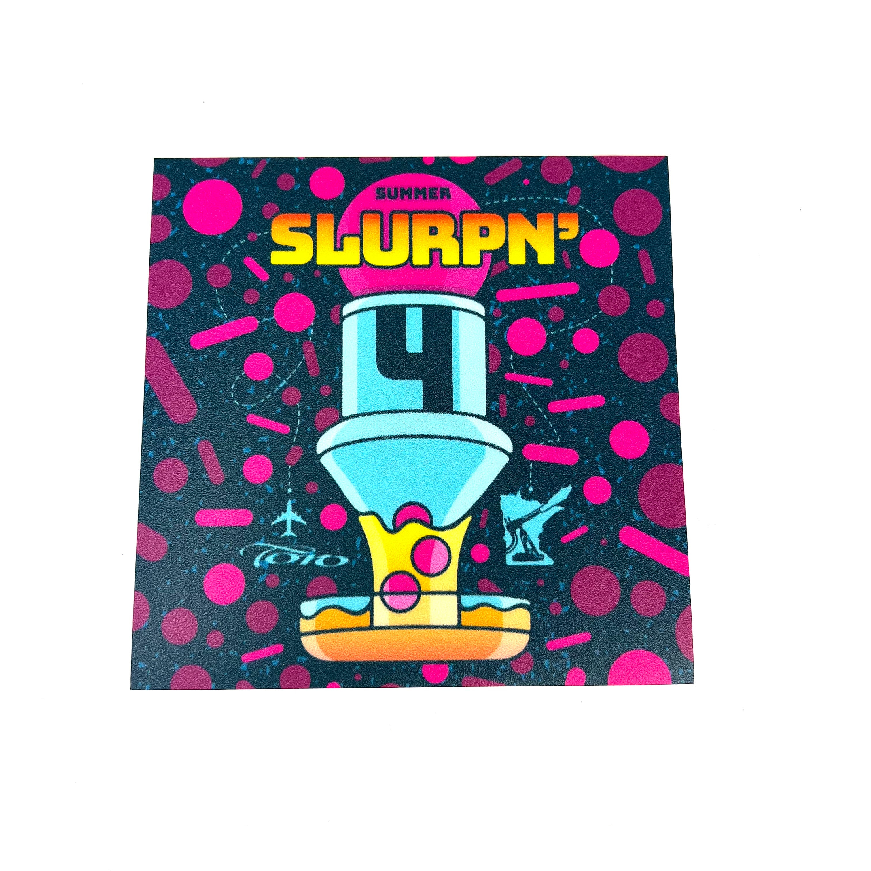 Summer Slurpn 4 Sticker