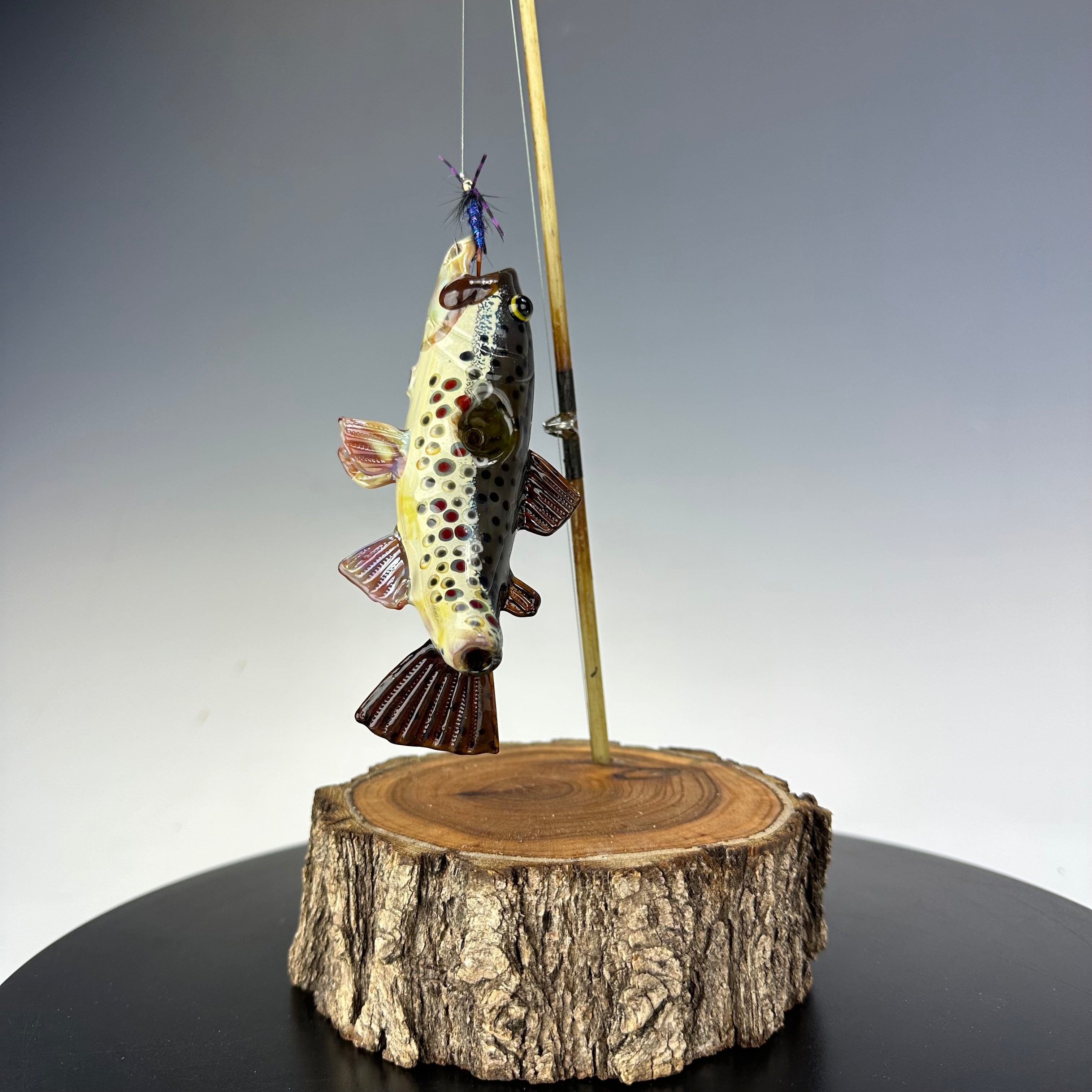 Trapper Brown Trout Hanging Fish "F&FM 2023"
