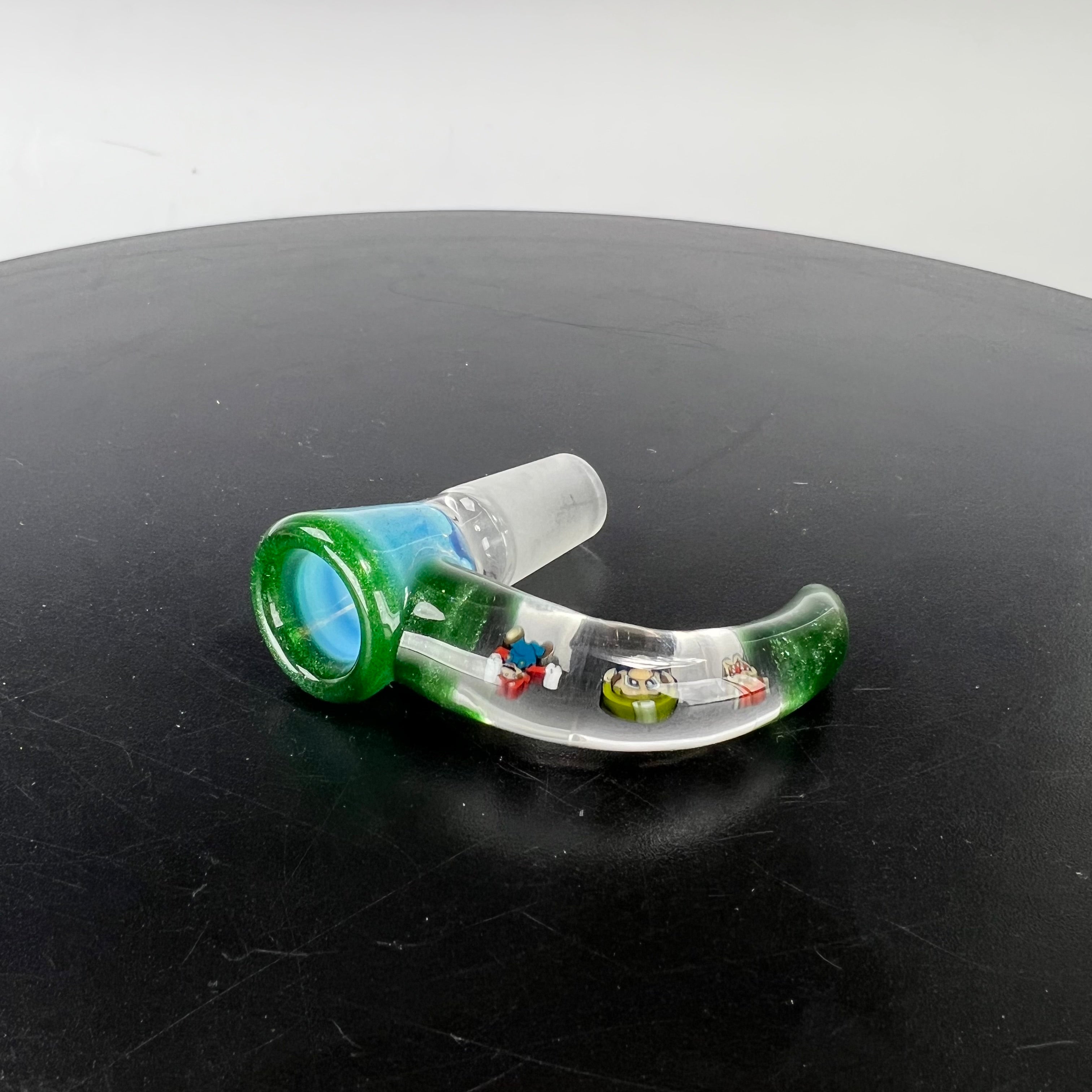 Keys Glass 14mm Horned Millie Slides