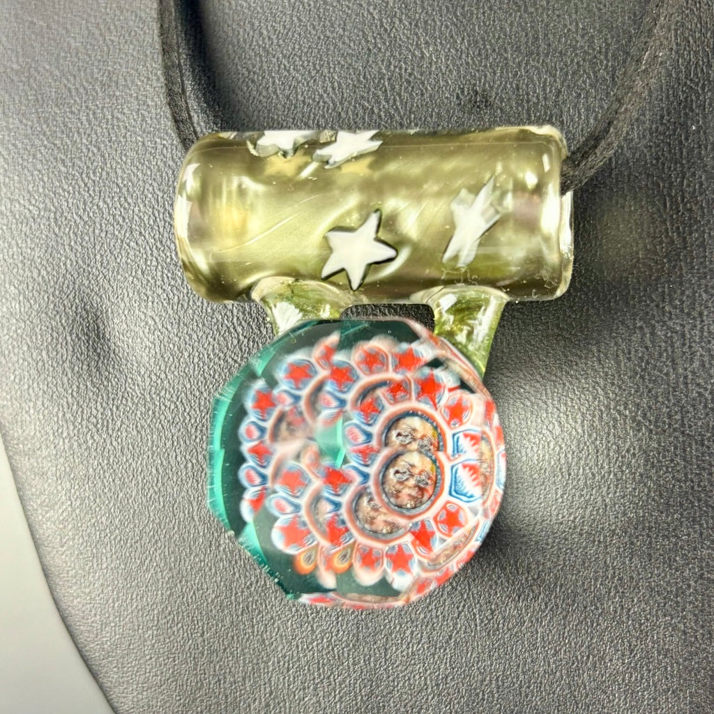 Slick Rick Faceted Jerry Face Pendant