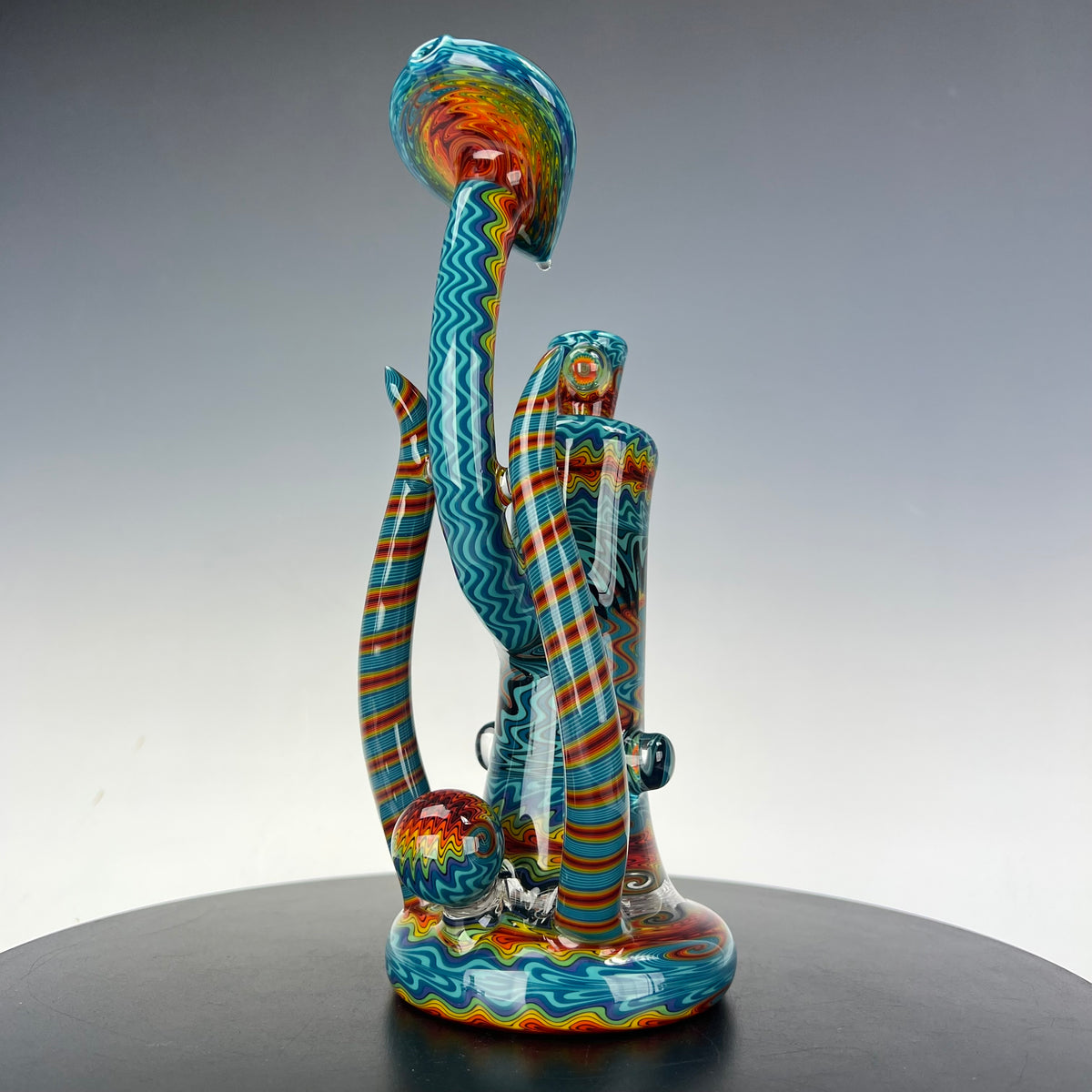 Andy G Big Wigwag Bubbler | Legacy Glassworks