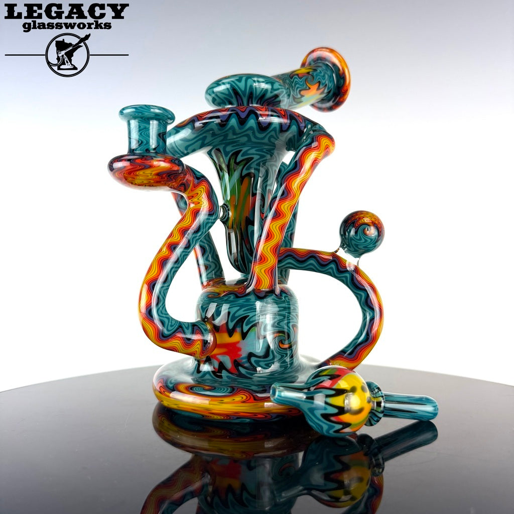 Ty Leeman x Andy G Triple Double Recycler | Legacy Glassworks