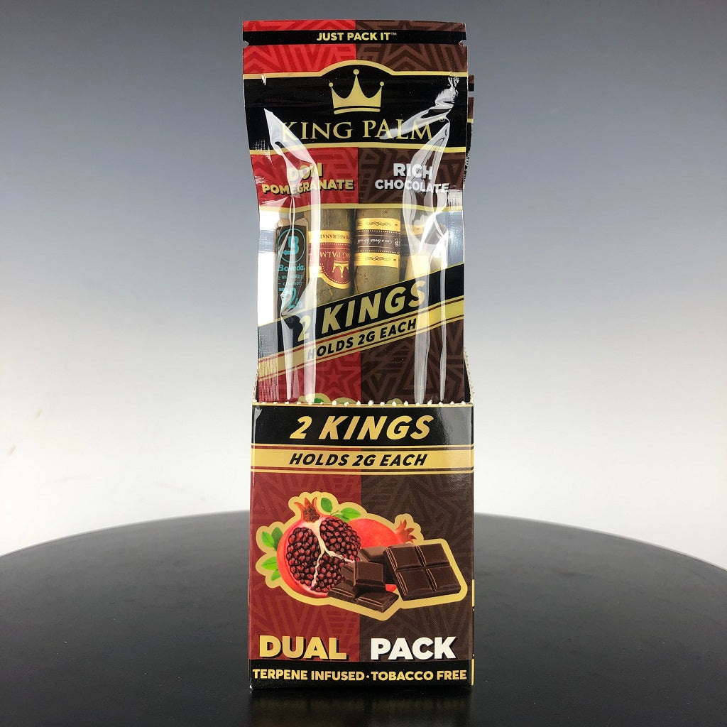 King Palm Dual Flavored 2 Pack - Don Pomegranate x Rich Chocolate