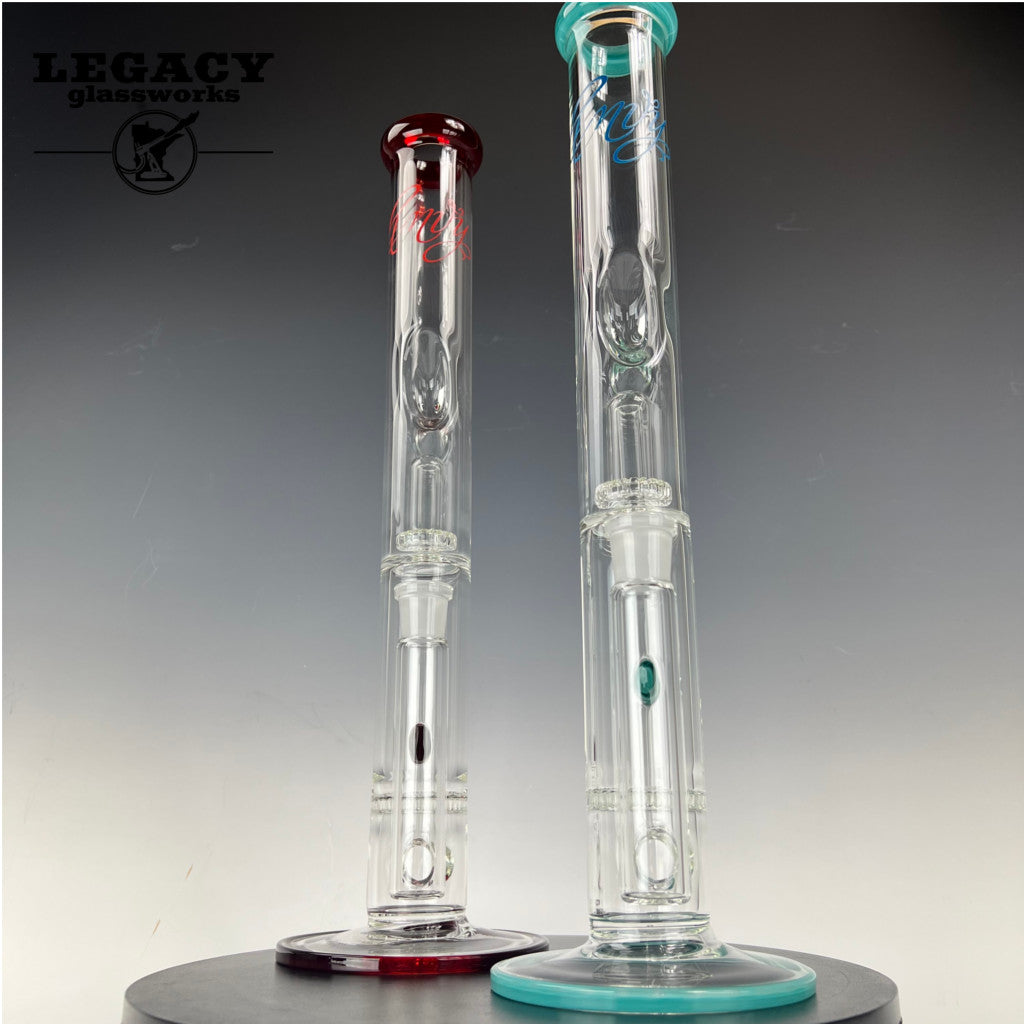 Envy Glass 50x5mm 18" Color Dual Perc Tubes
