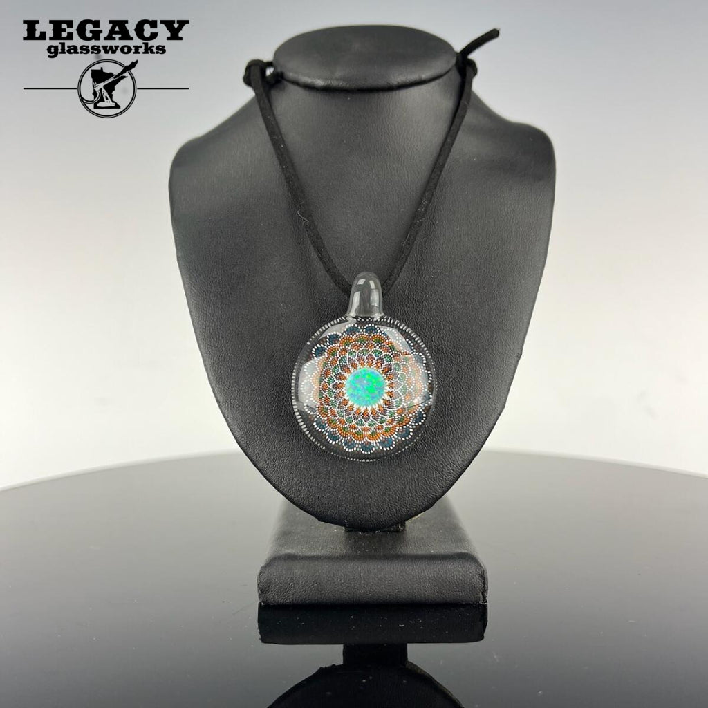 Joe Howe Dot Stack Opal Pendant | Legacy Glassworks