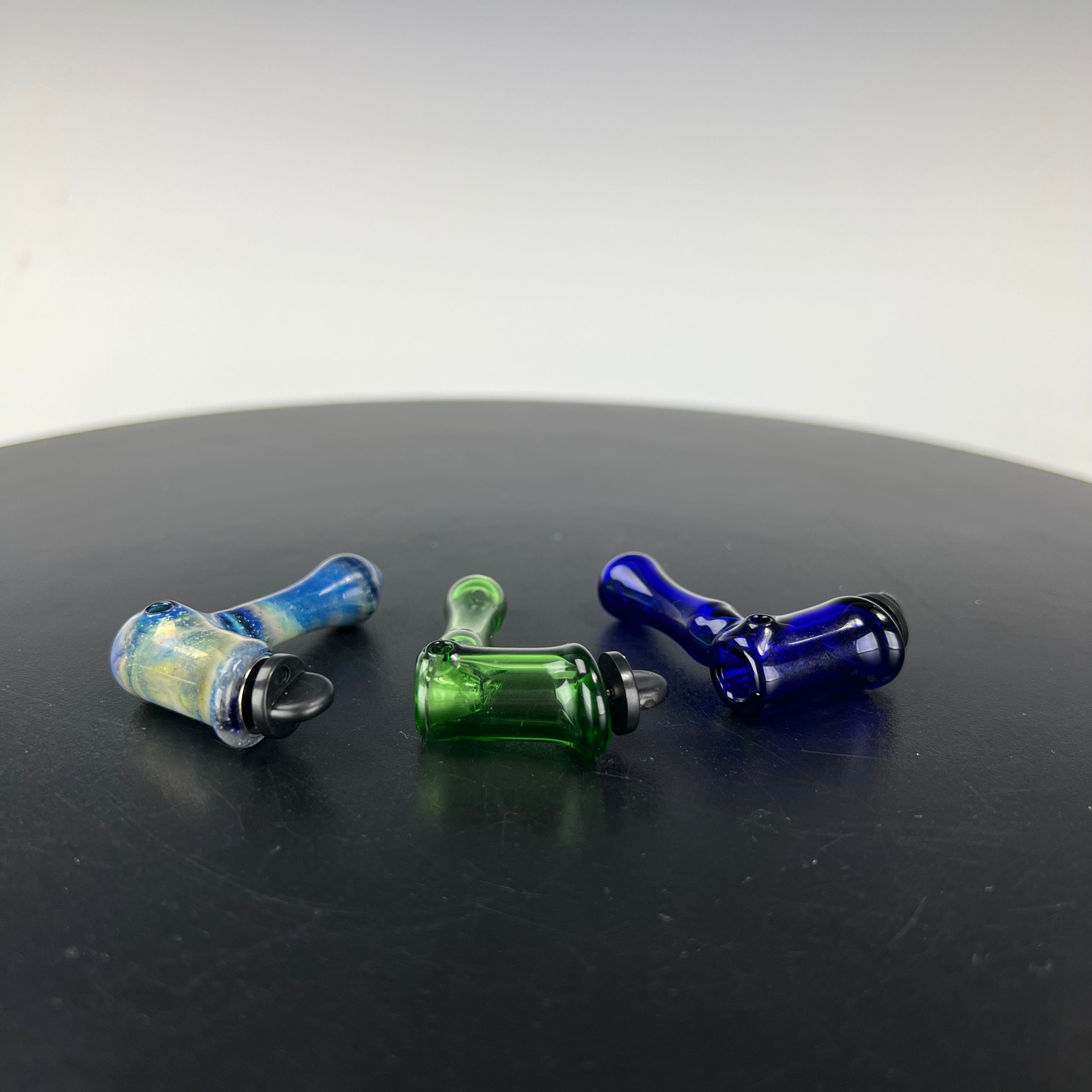 Glass 2 Mouth Mini Pipes/ Hat Pins