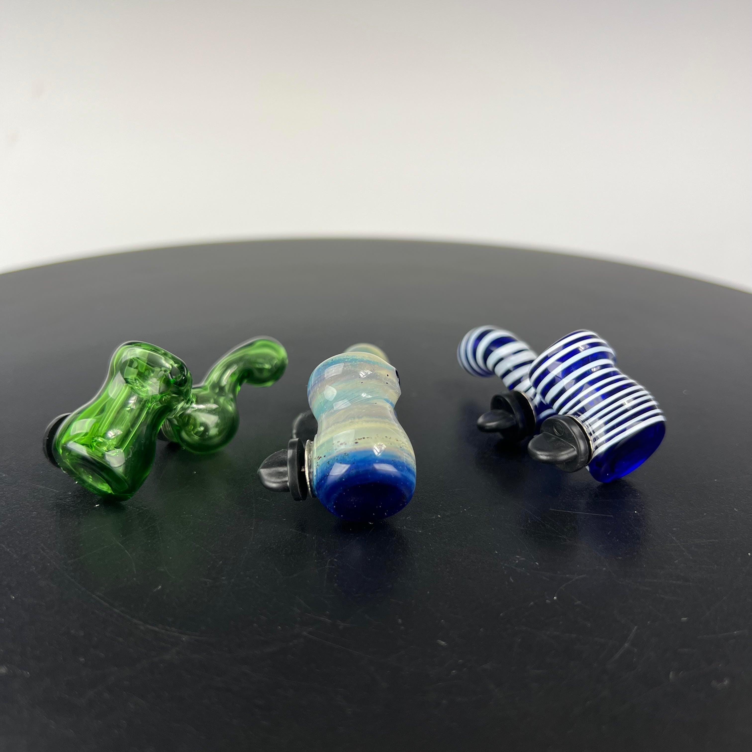 Glass 2 Mouth Mini Pipes/ Hat Pins