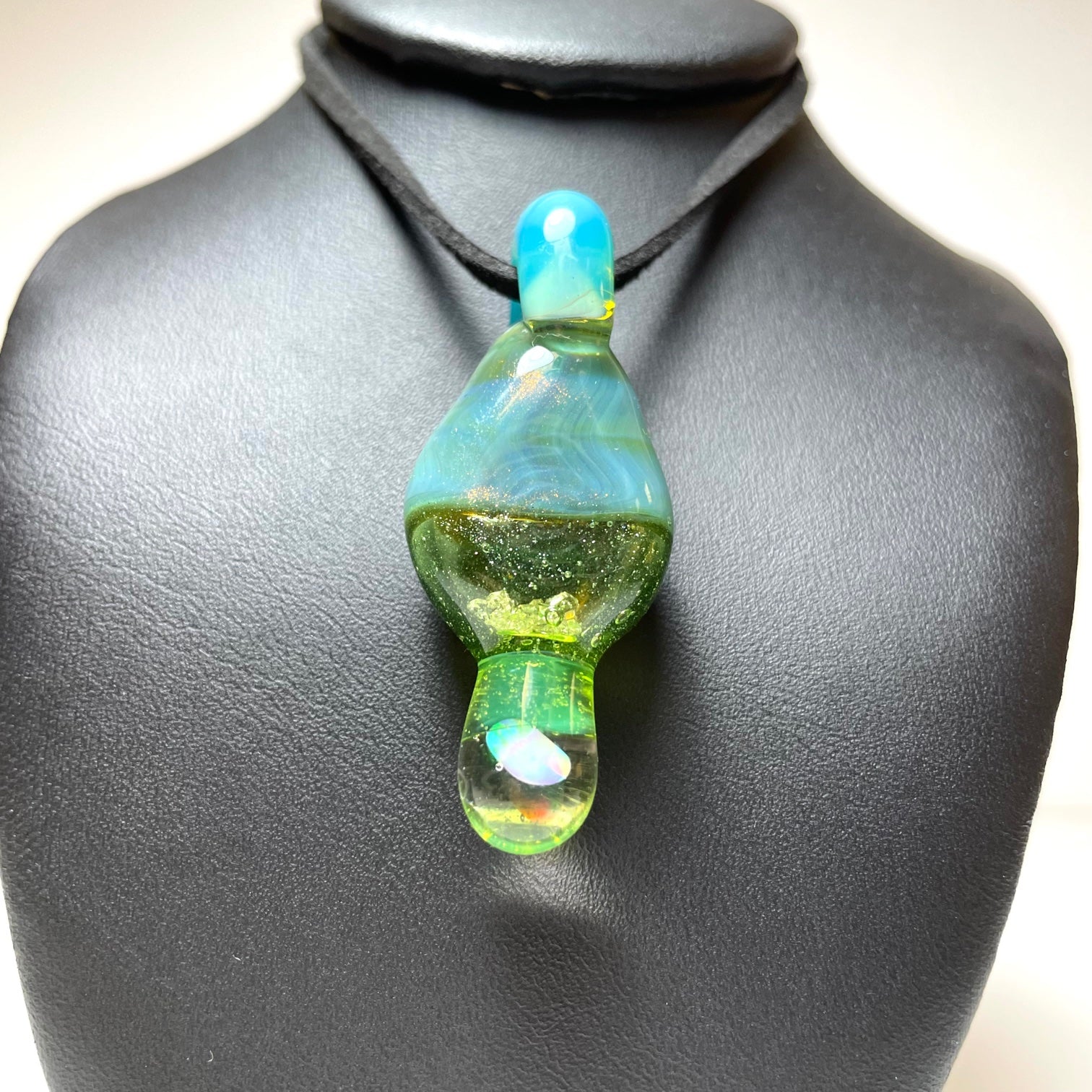 Annaka's Glass Encased Opal Pendants
