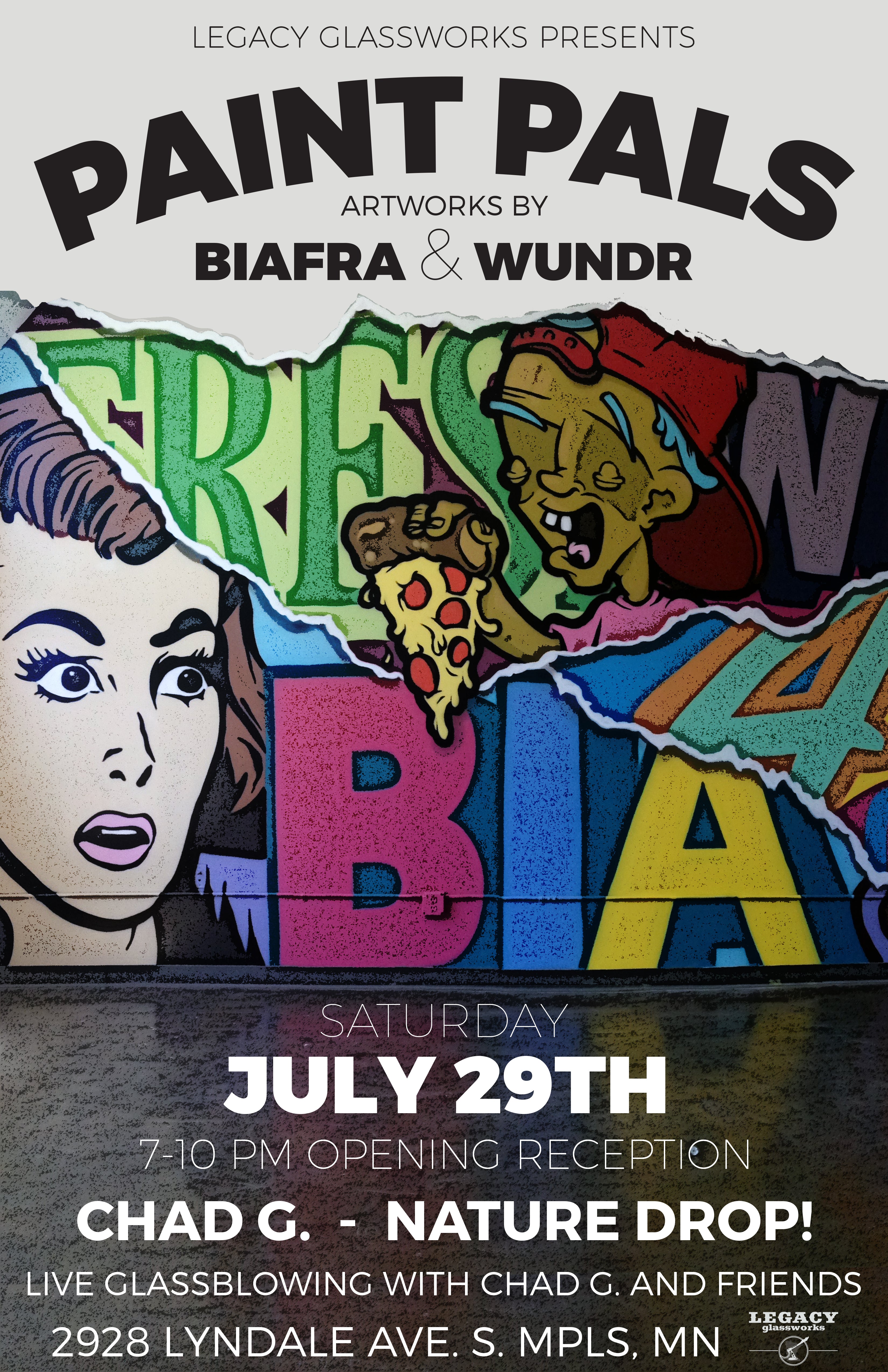 Biafra x Wundr Paint Pals Print