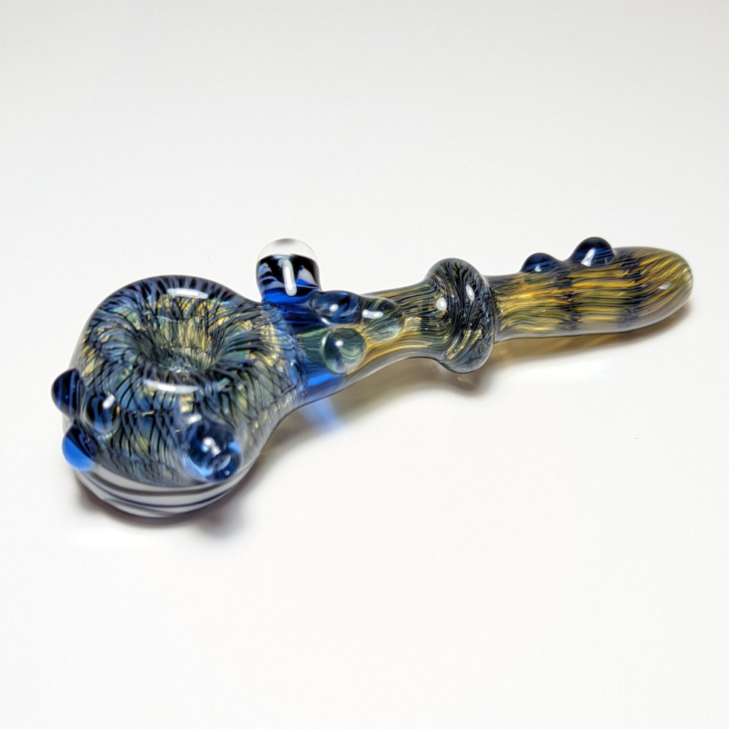 Shadow Craft Glass Fumed Canework Spoons