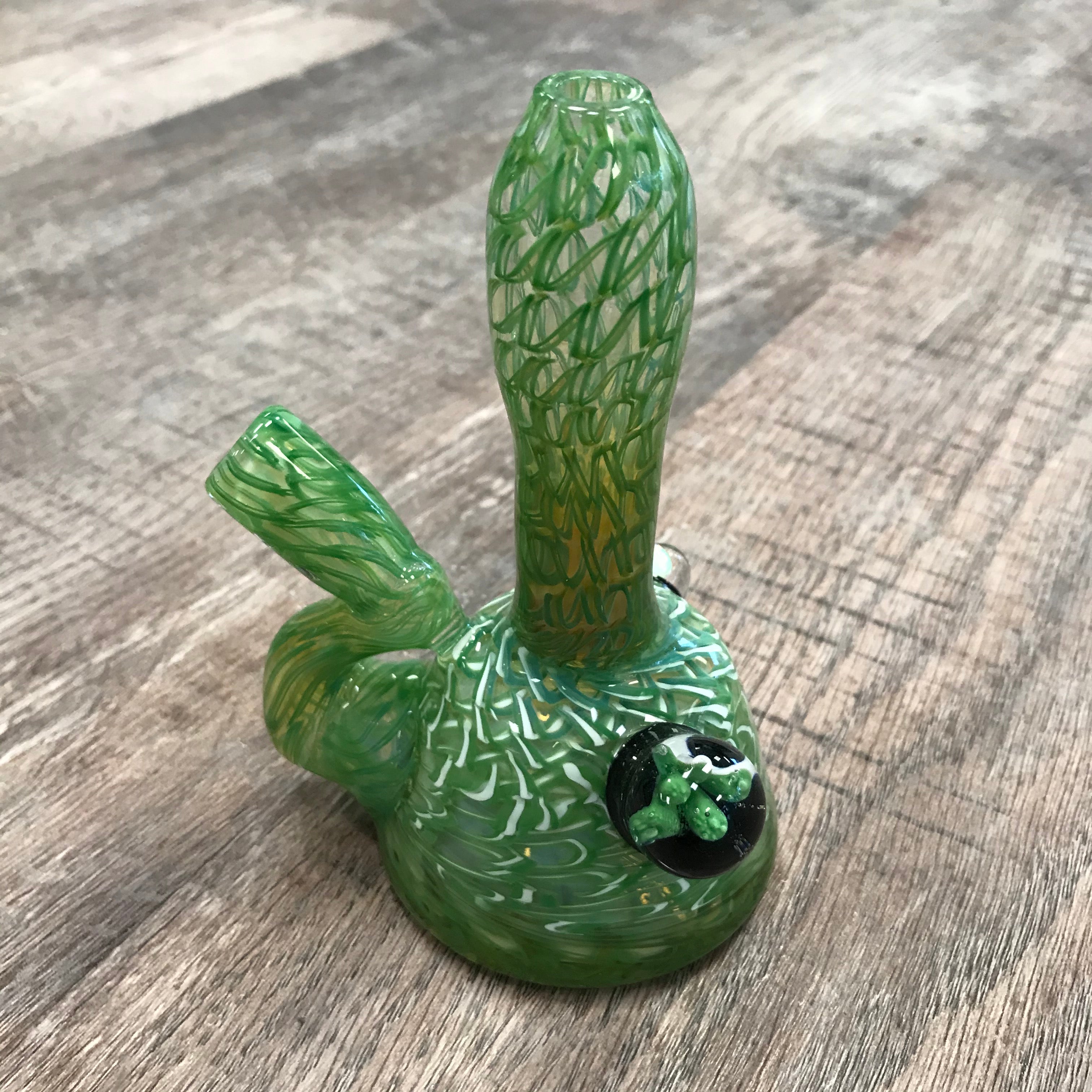 Shadow Craft Glass Green & White Mini Rig