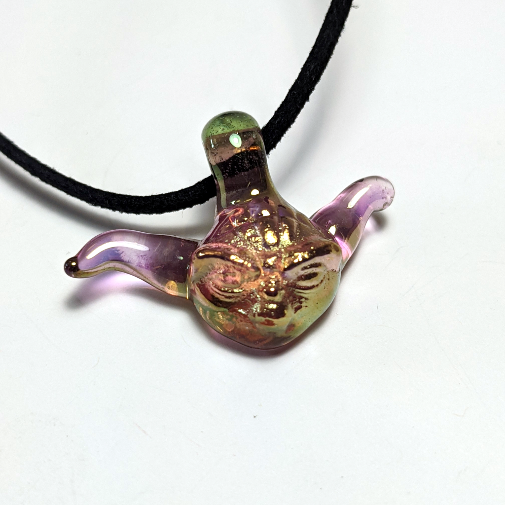 Cherry Glass Fumed Force Master Pendant