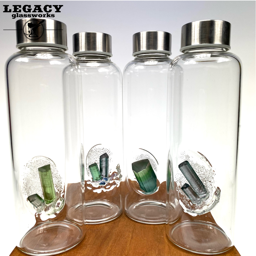 Digger Clear Bottle With Crystal Accent