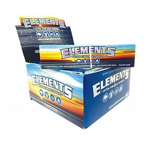 Elements Rice Rolling Papers Connoisseur King Size
