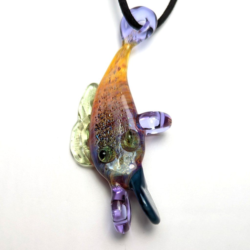 Fozz Glass Fishing Lure Pendant