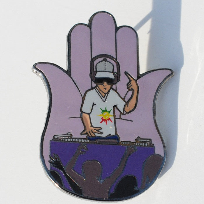 Hand of Music Hat Pin