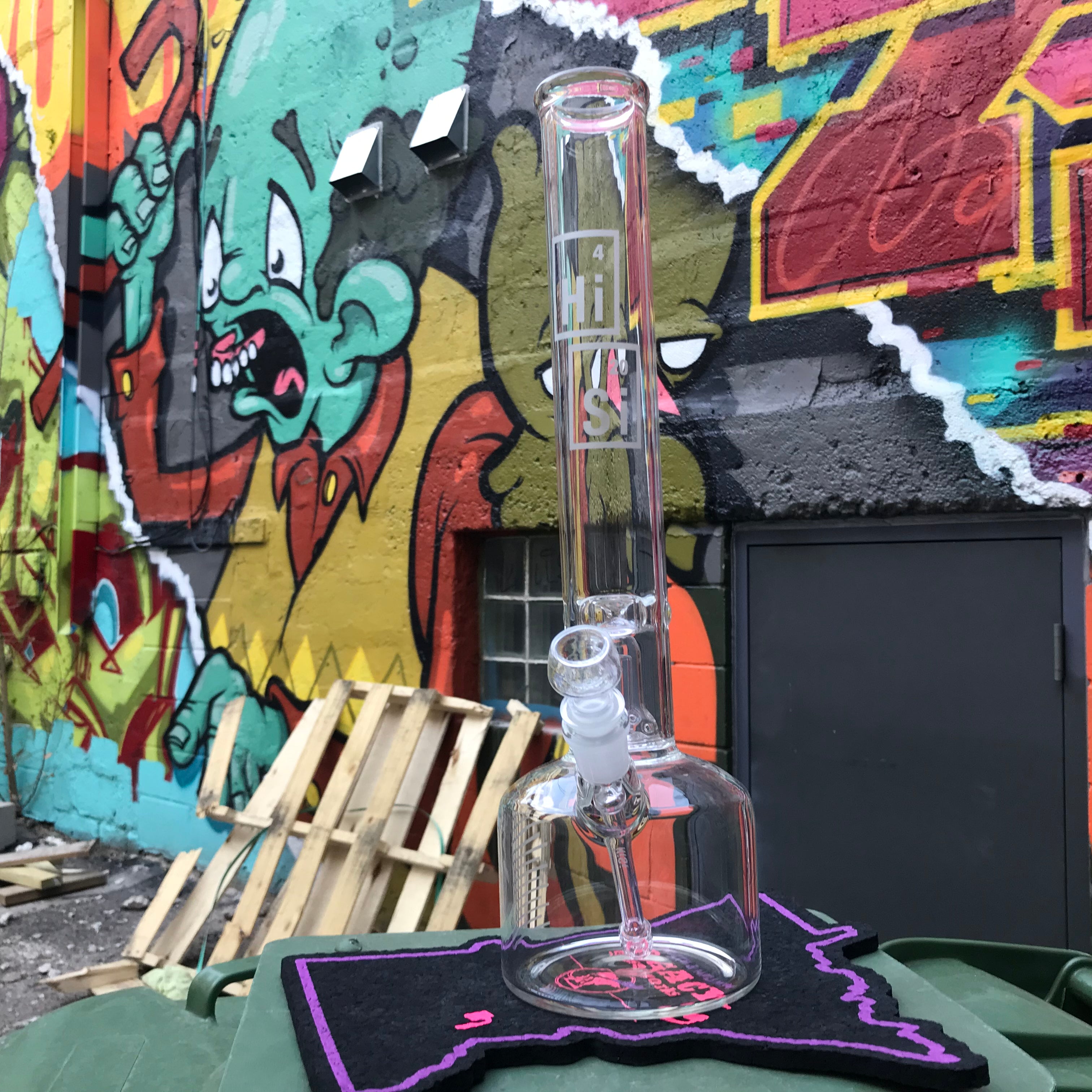 HiSi Glass Double Bell Perc