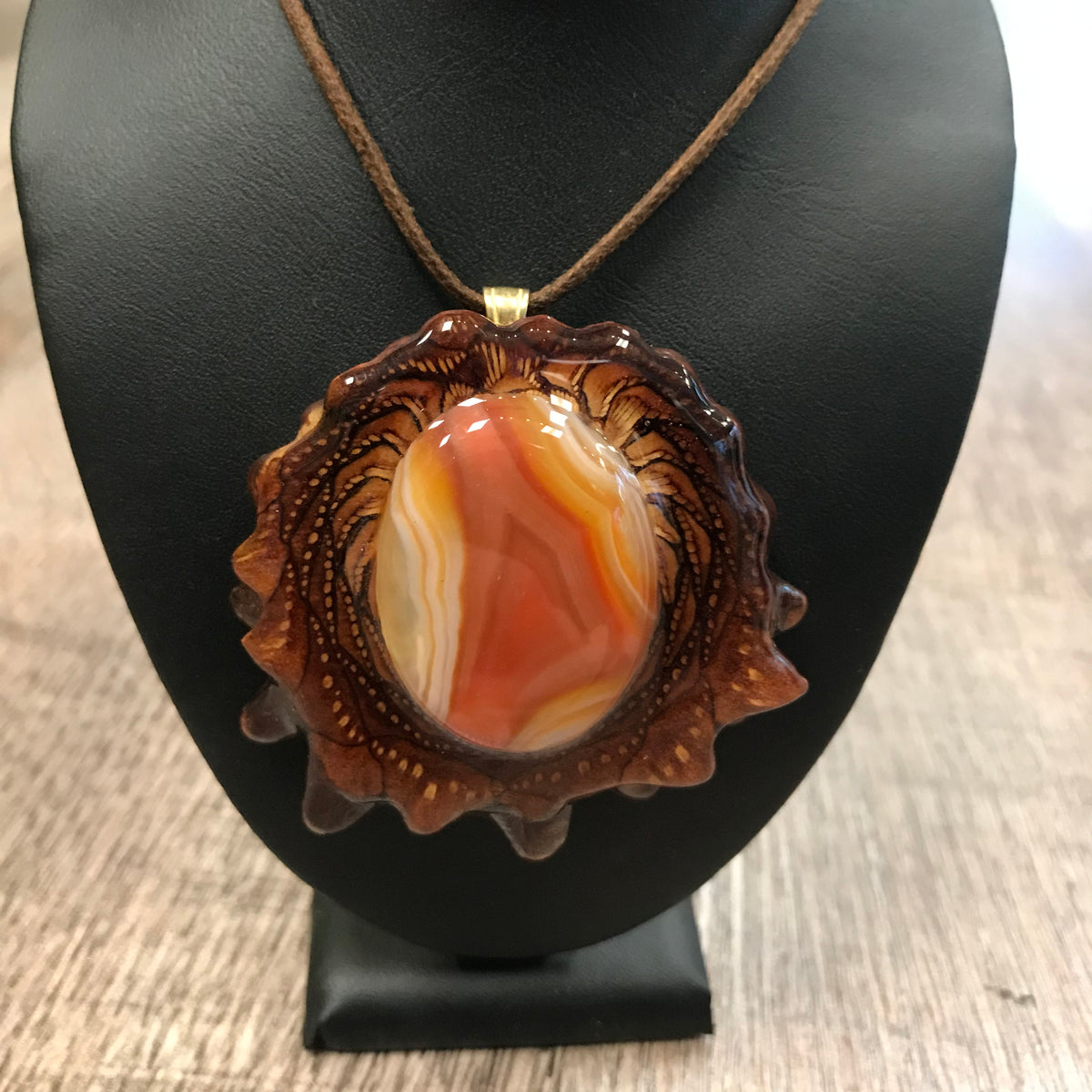 Third Eye Pinecone Pendant Legacy Glassworks