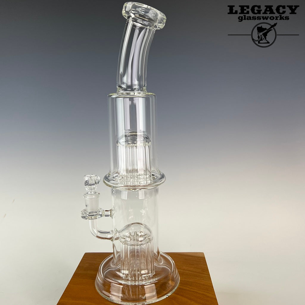 Leisure Glass 13 Arm Double Stack Tube