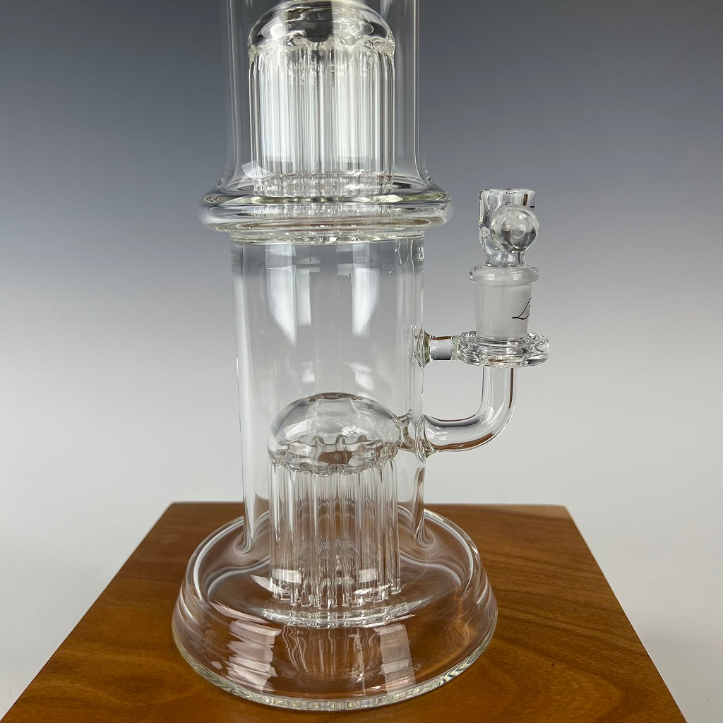 Leisure Glass 13 Arm Double Stack Tube