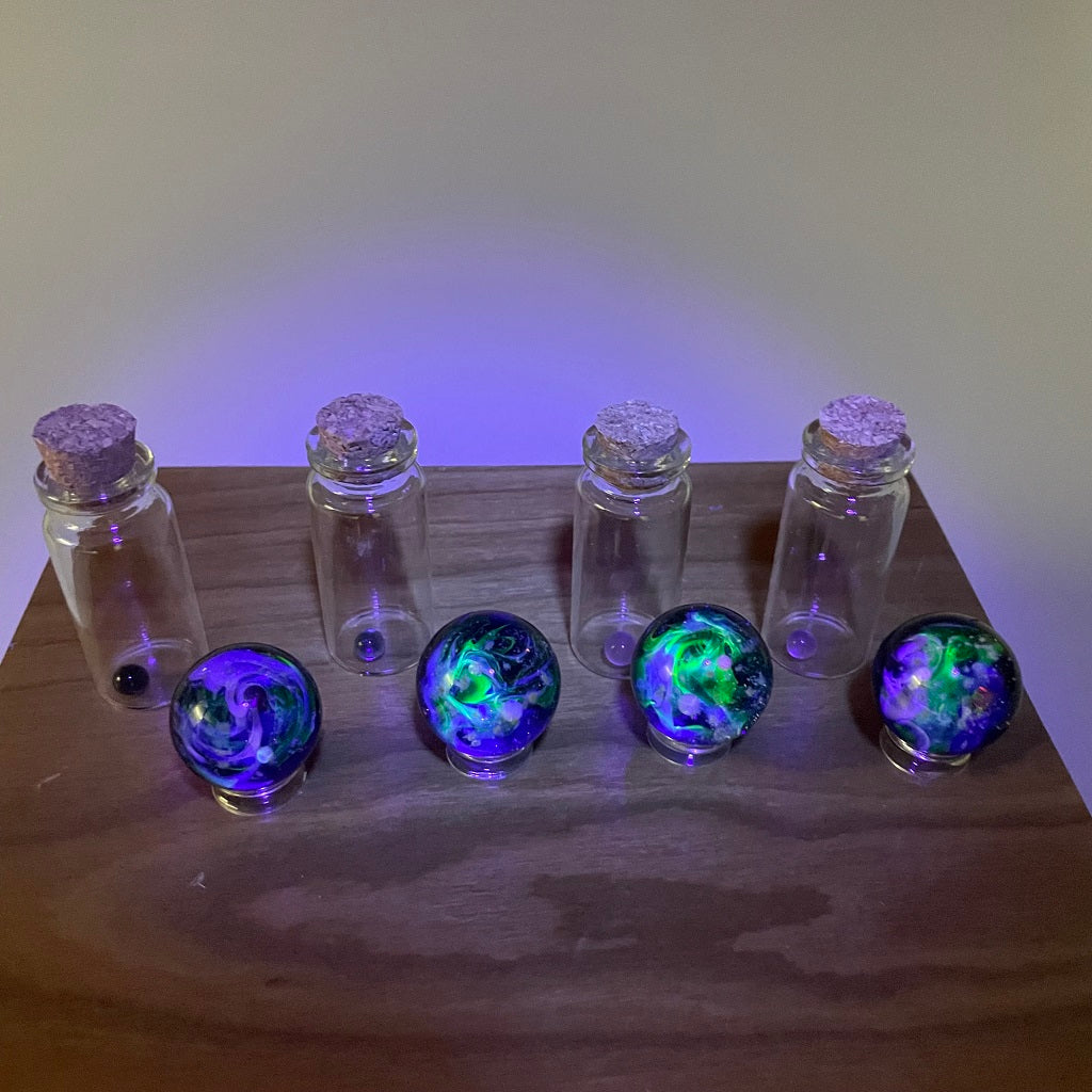 Grateful Dad "Zingers" UV Cold Worked Spinner Marble Set
