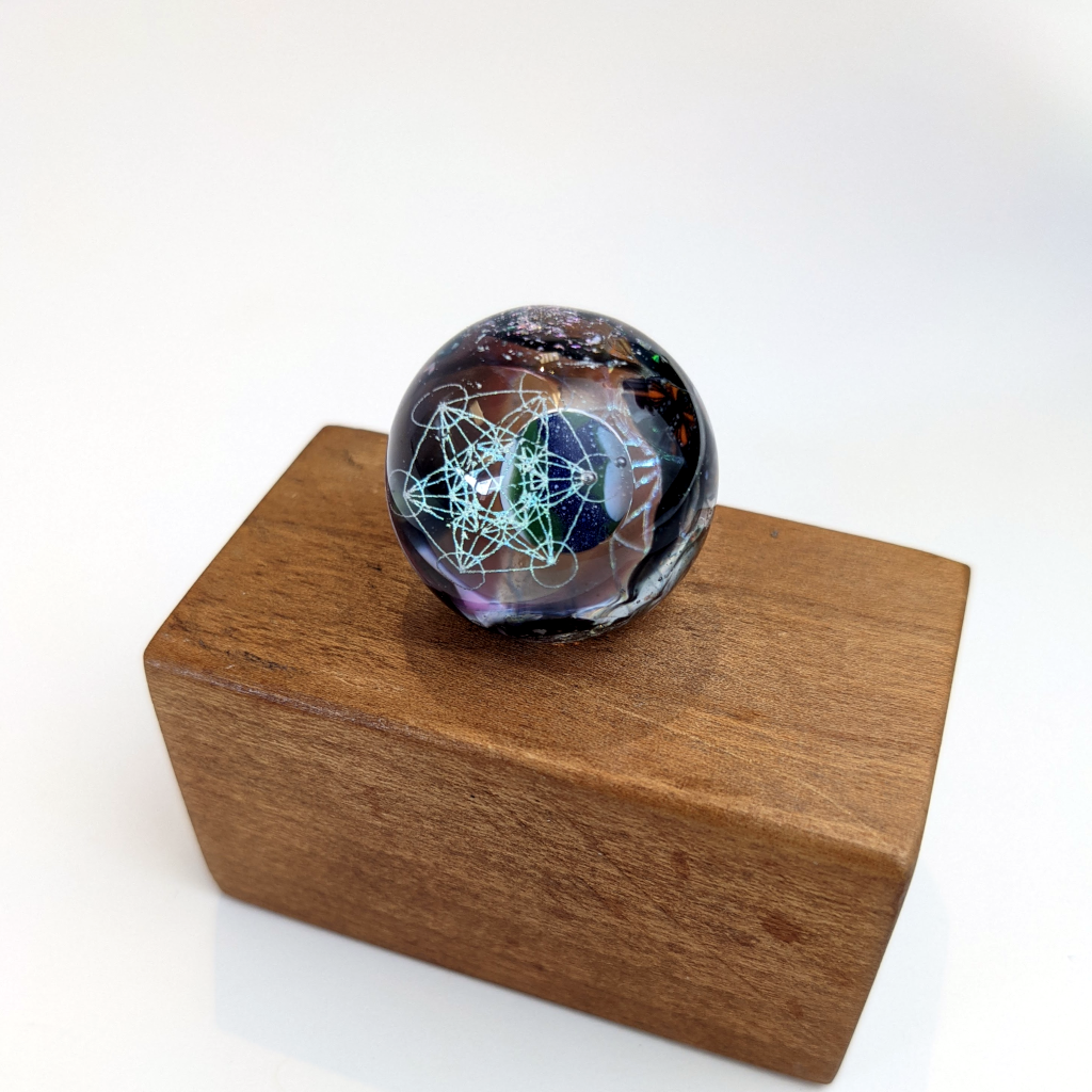 Jes Durfee Double Dichro Inlay Heady Marble