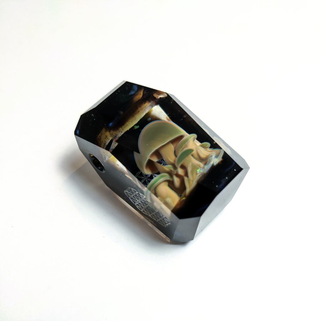 Jes Durfee Faceted Mushroom Cluster Pendant